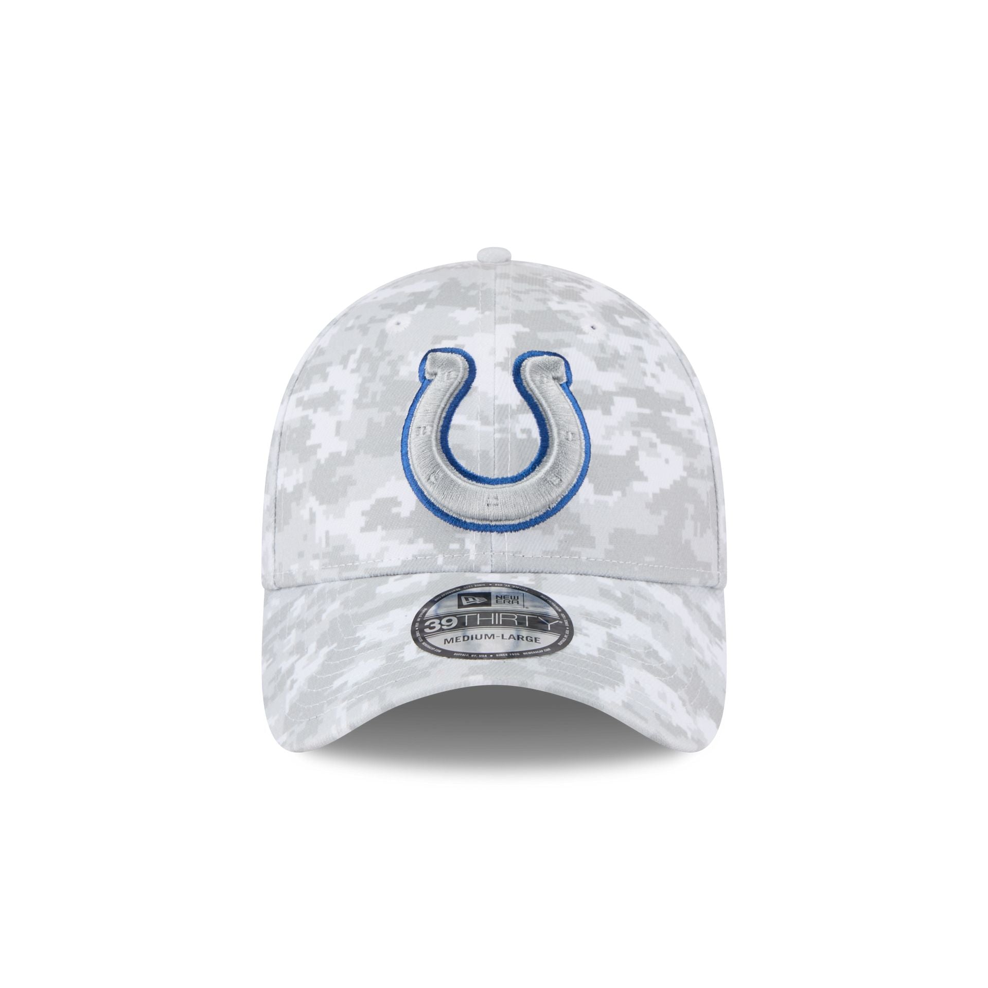 Indianapolis Colts 2025 Salute to Service Fan Gear 39THIRTY Stretch Fit Hat