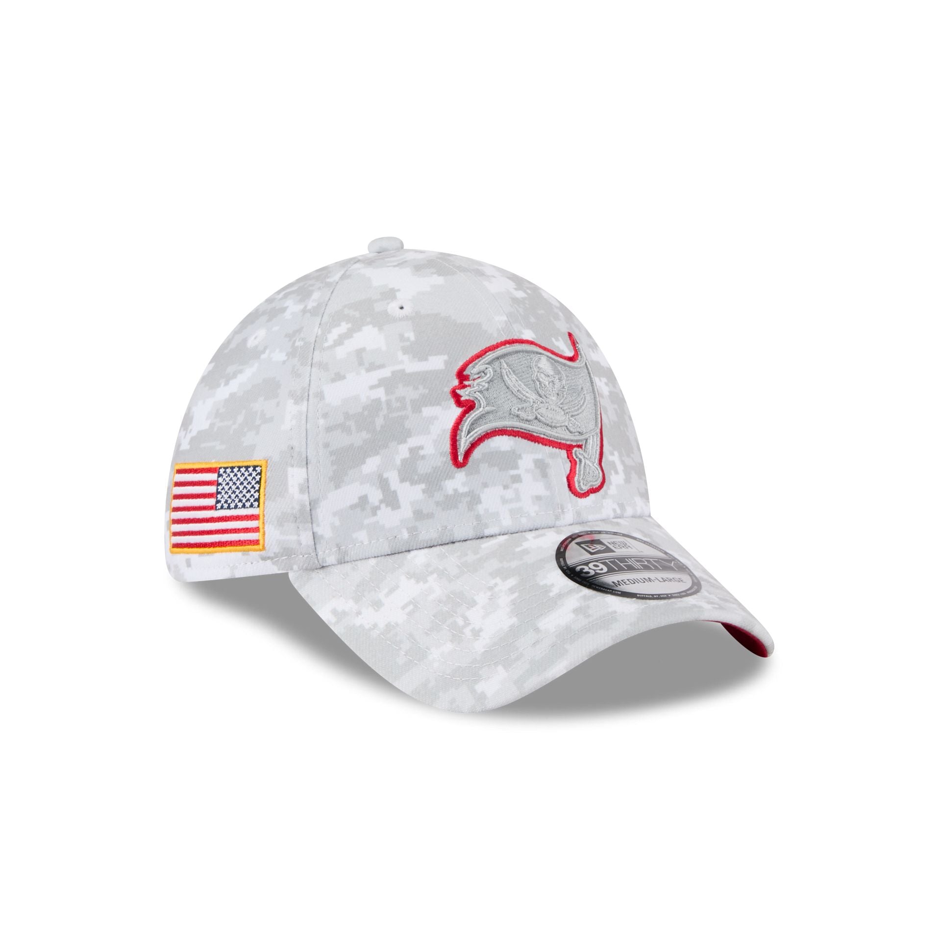 Tampa Bay Buccaneers 2025 Salute to Service Fan Gear 39THIRTY Stretch Fit Hat - Nextgenmallstore