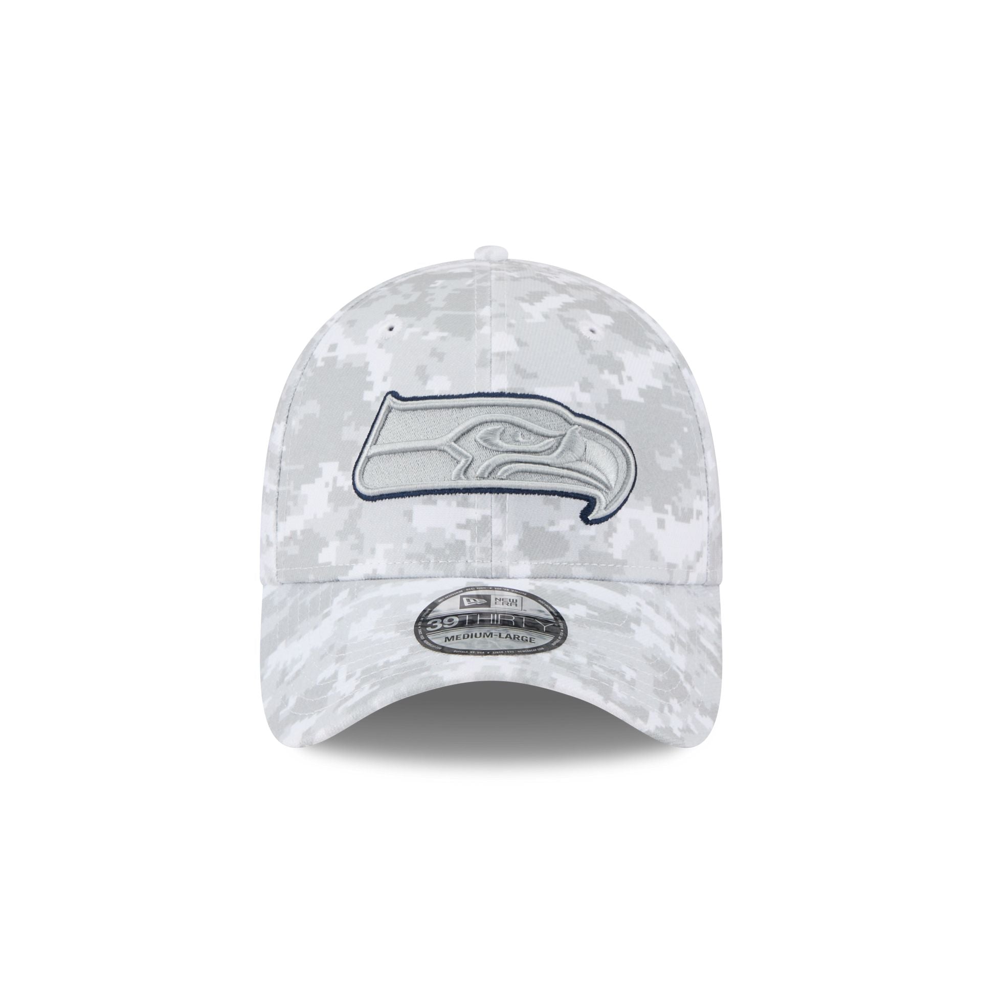 Seattle Seahawks 2025 Salute to Service Fan Gear 39THIRTY Stretch Fit Hat