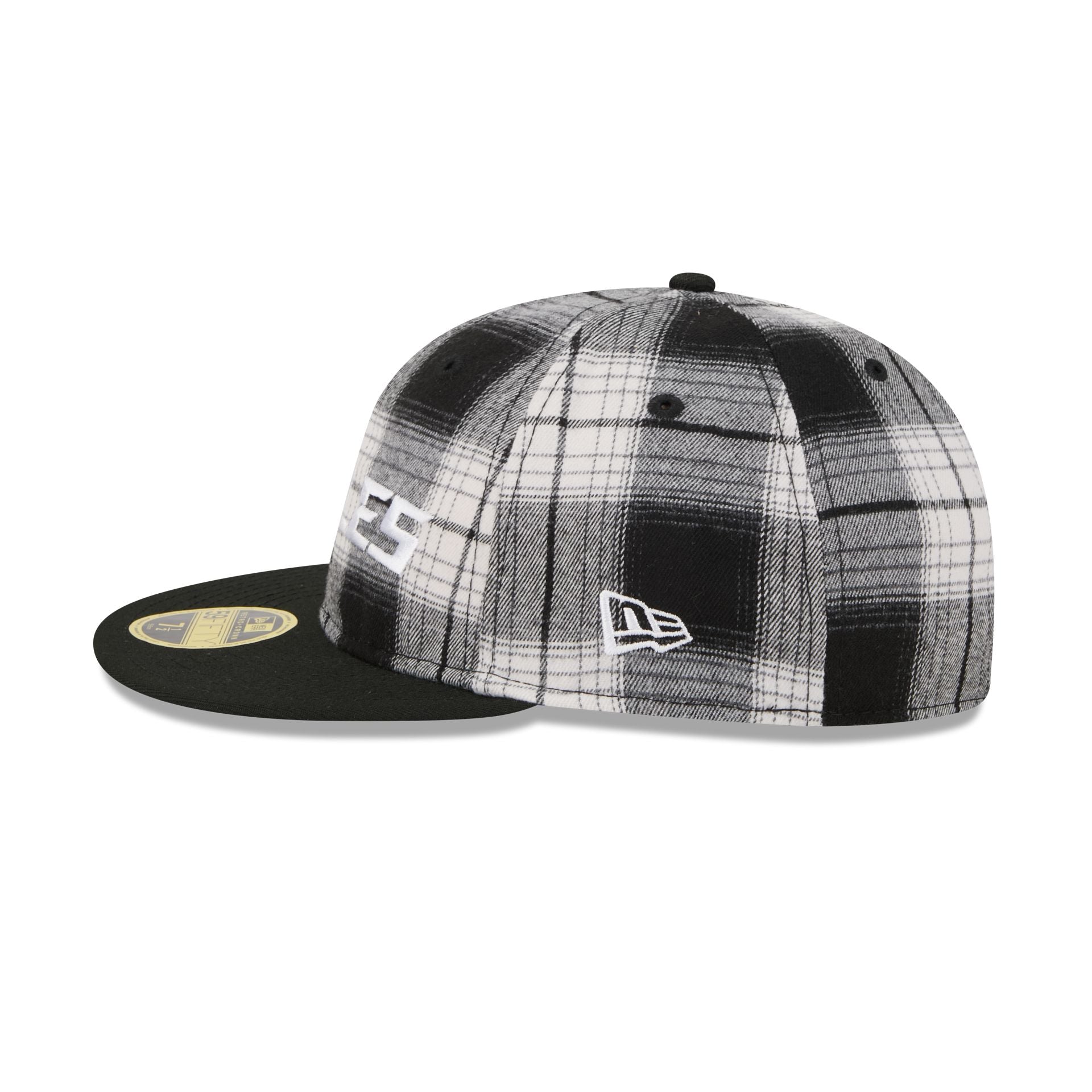 Philadelphia Eagles Grunge Plaid Retro Crown 59FIFTY Fitted Hat