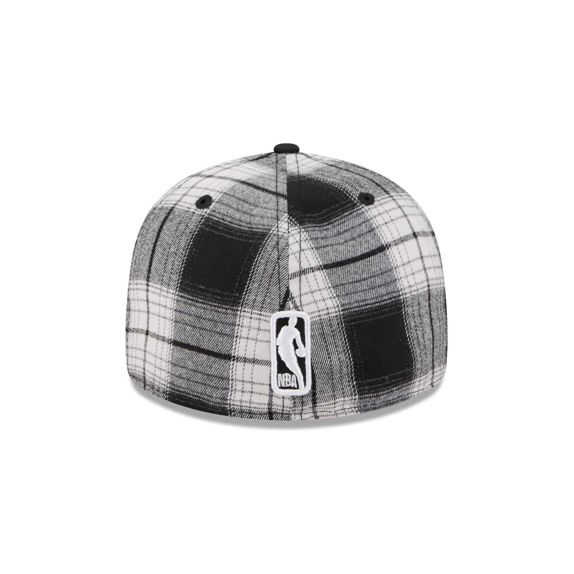 Los Angeles Lakers Grunge Plaid Retro Crown 59FIFTY Fitted Hat