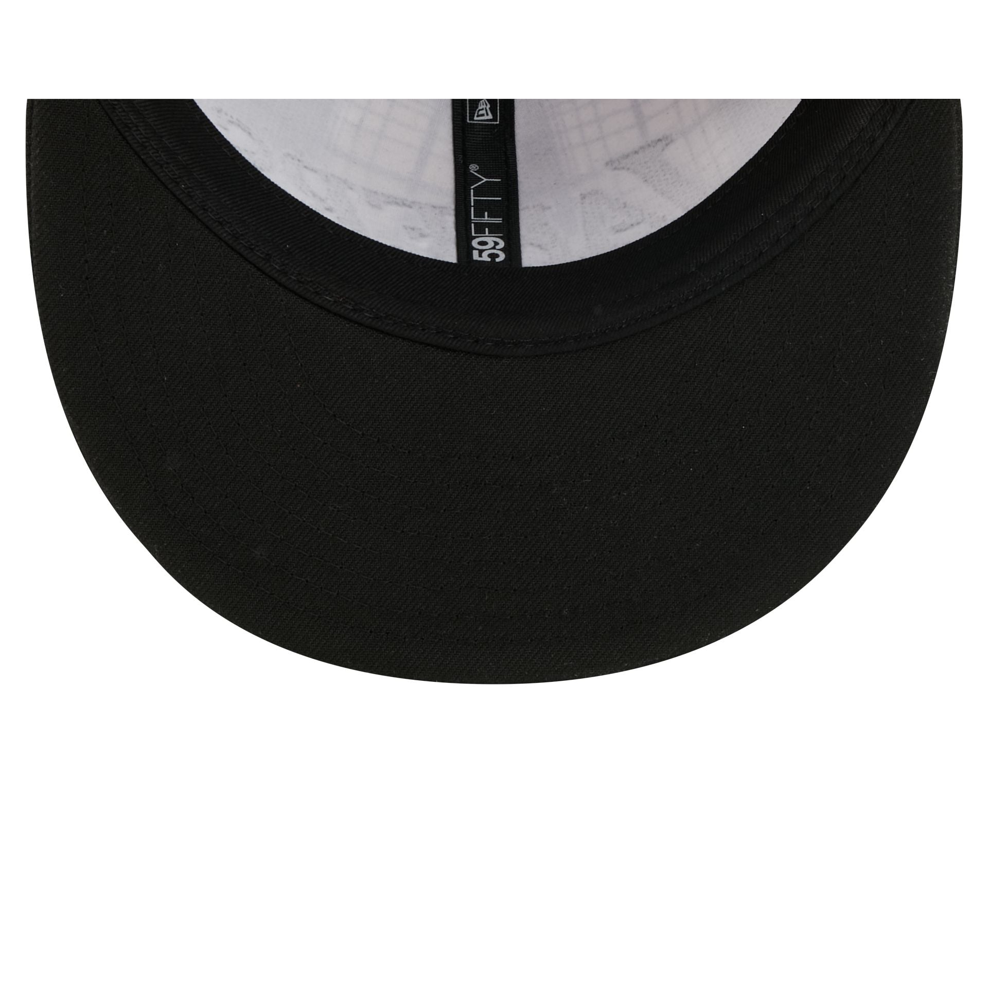 Los Angeles Lakers Grunge Plaid Retro Crown 59FIFTY Fitted Hat