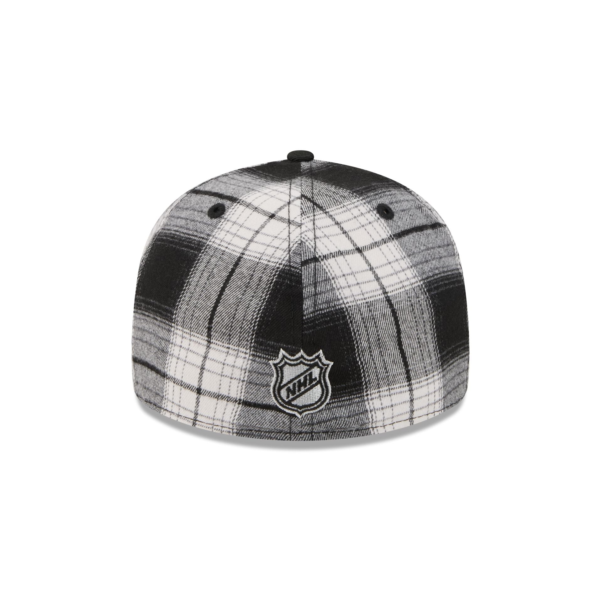 Los Angeles Kings Grunge Plaid Retro Crown 59FIFTY Fitted Hat