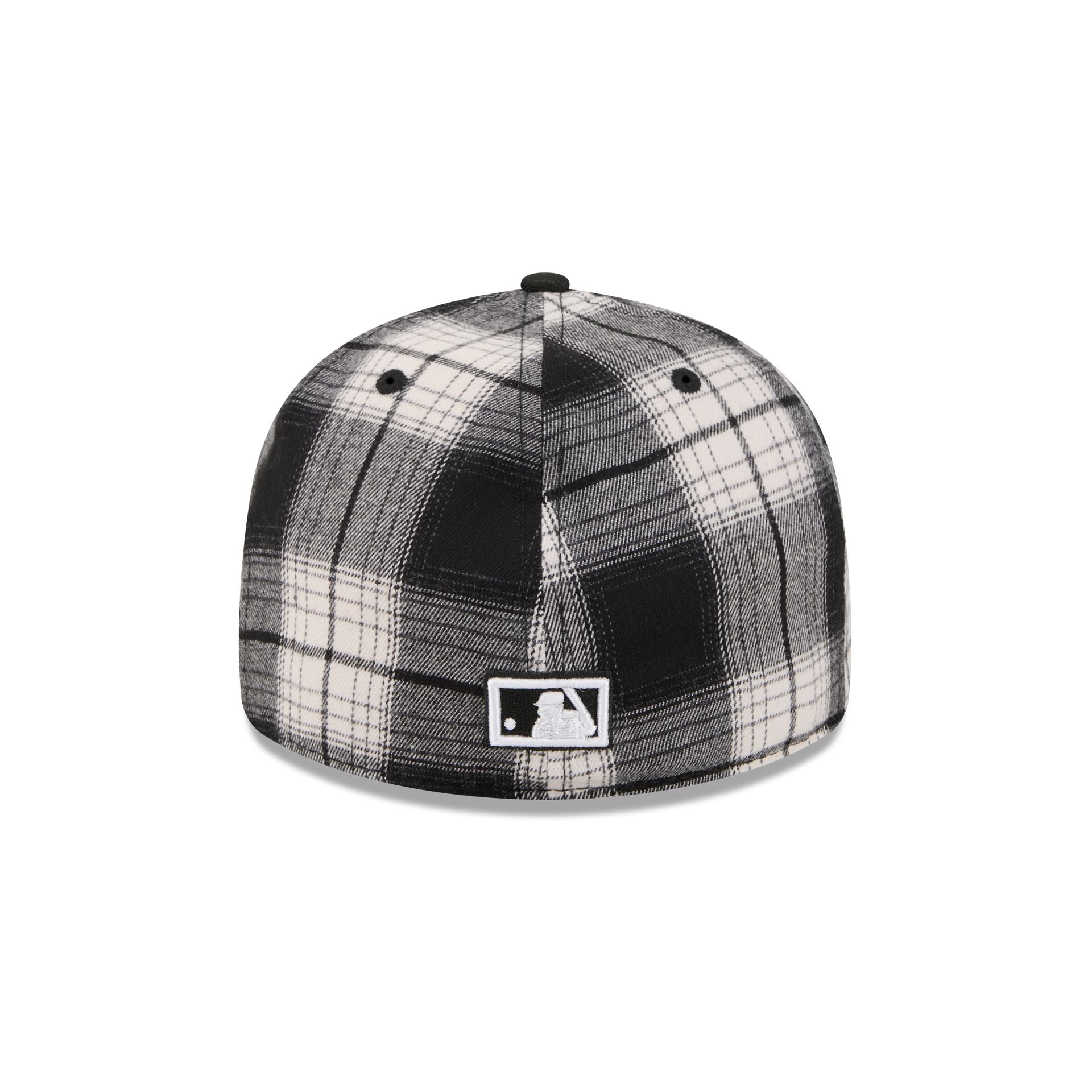 Chicago Cubs Grunge Plaid Retro Crown 59FIFTY Fitted Hat