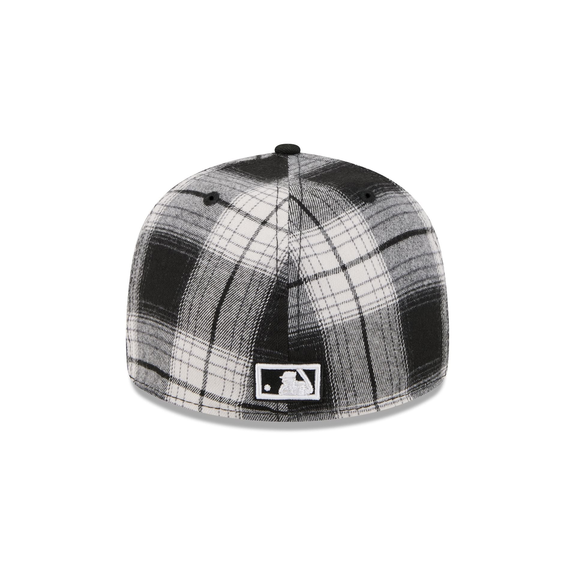 Houston Astros Grunge Plaid Retro Crown 59FIFTY Fitted Hat