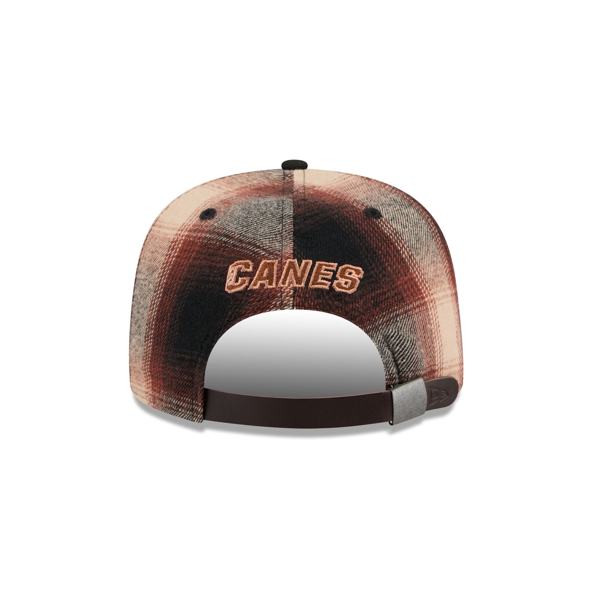 Carolina Hurricanes Grunge Plaid 9FIFTY A-Frame Adjustable Hat
