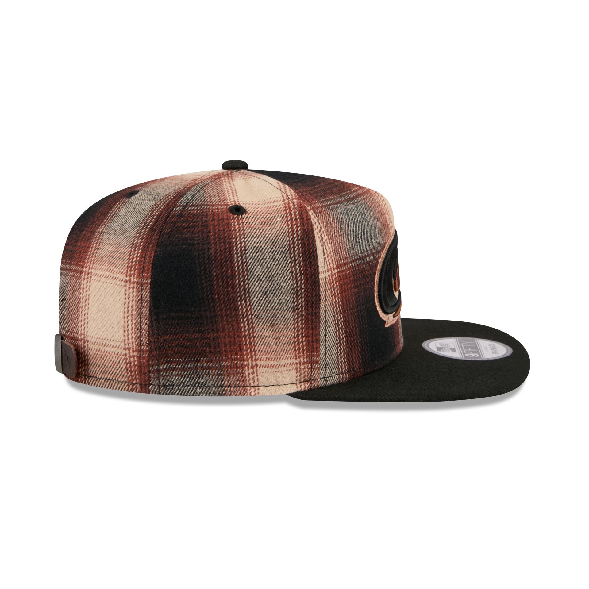 Carolina Hurricanes Grunge Plaid 9FIFTY A-Frame Adjustable Hat