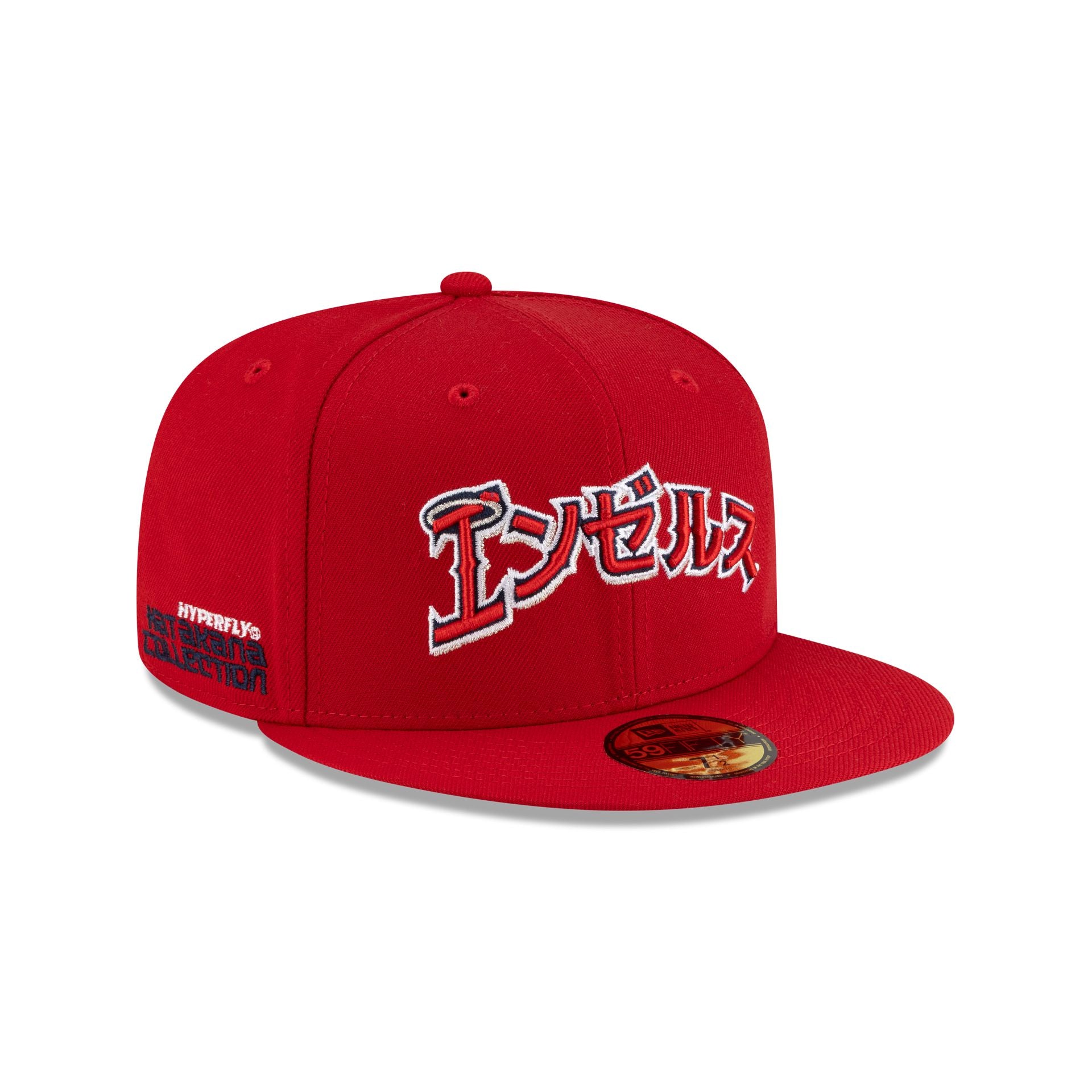 Hyperfly Katakana x Los Angeles Angels 59FIFTY Fitted Hat - Nextgenmallstore