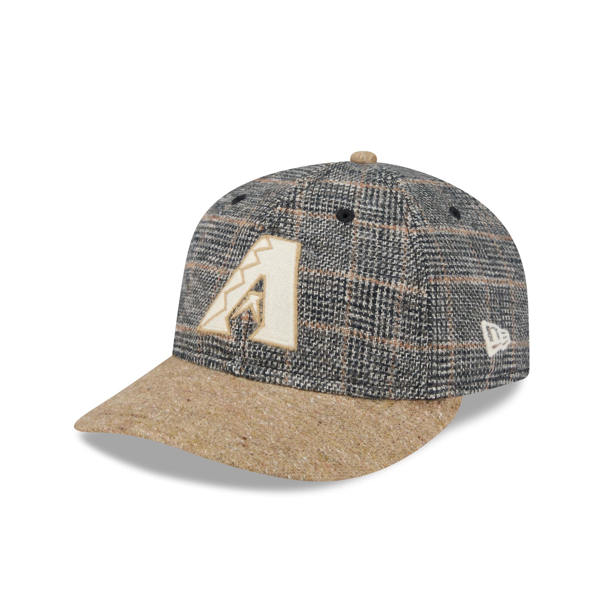 Arizona Diamondbacks Three Looms Vintage Tweed Retro Crown 59FIFTY Fitted Hat - Nextgenmallstore