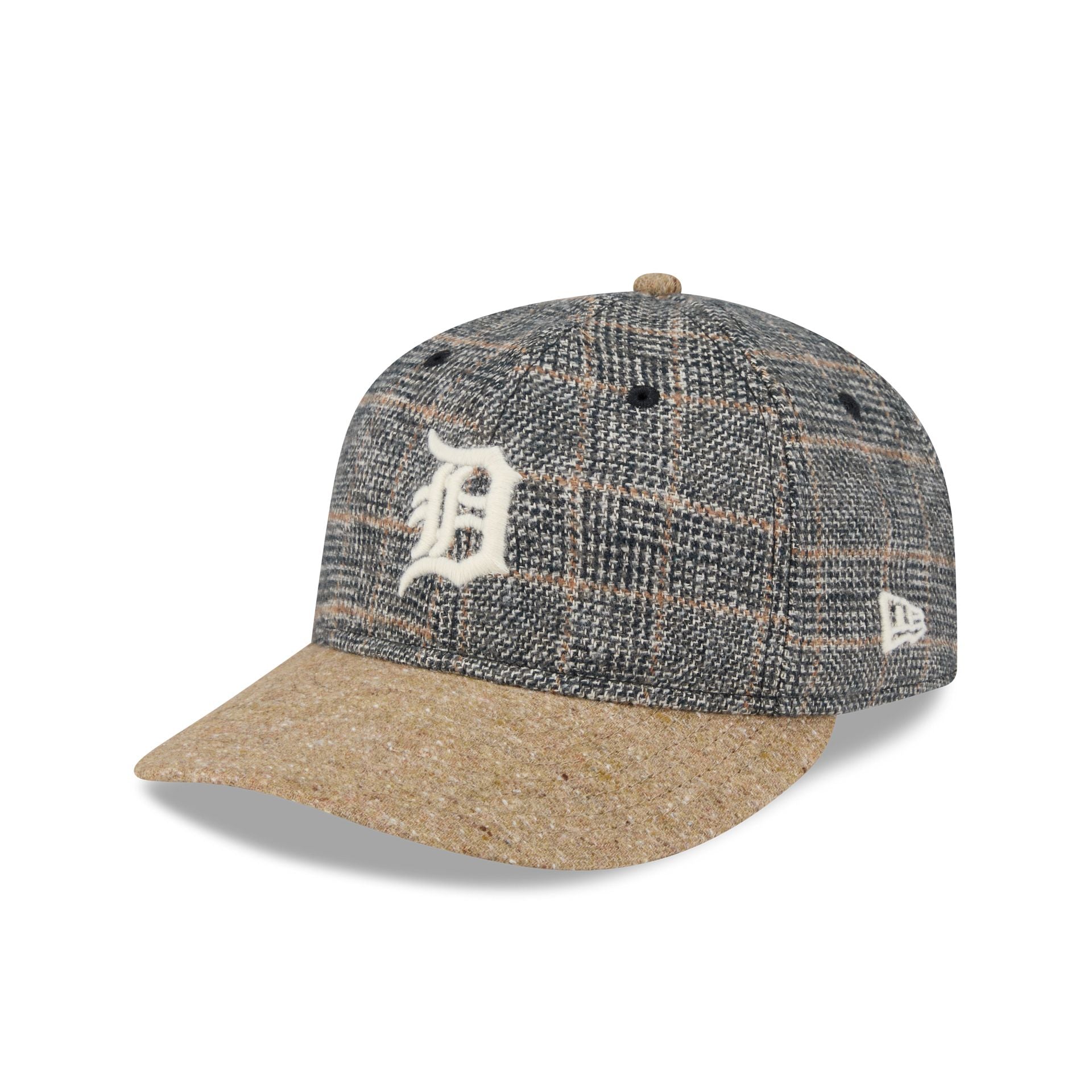 Detroit Tigers Three Looms Vintage Tweed Retro Crown 59FIFTY Fitted Hat - Nextgenmallstore