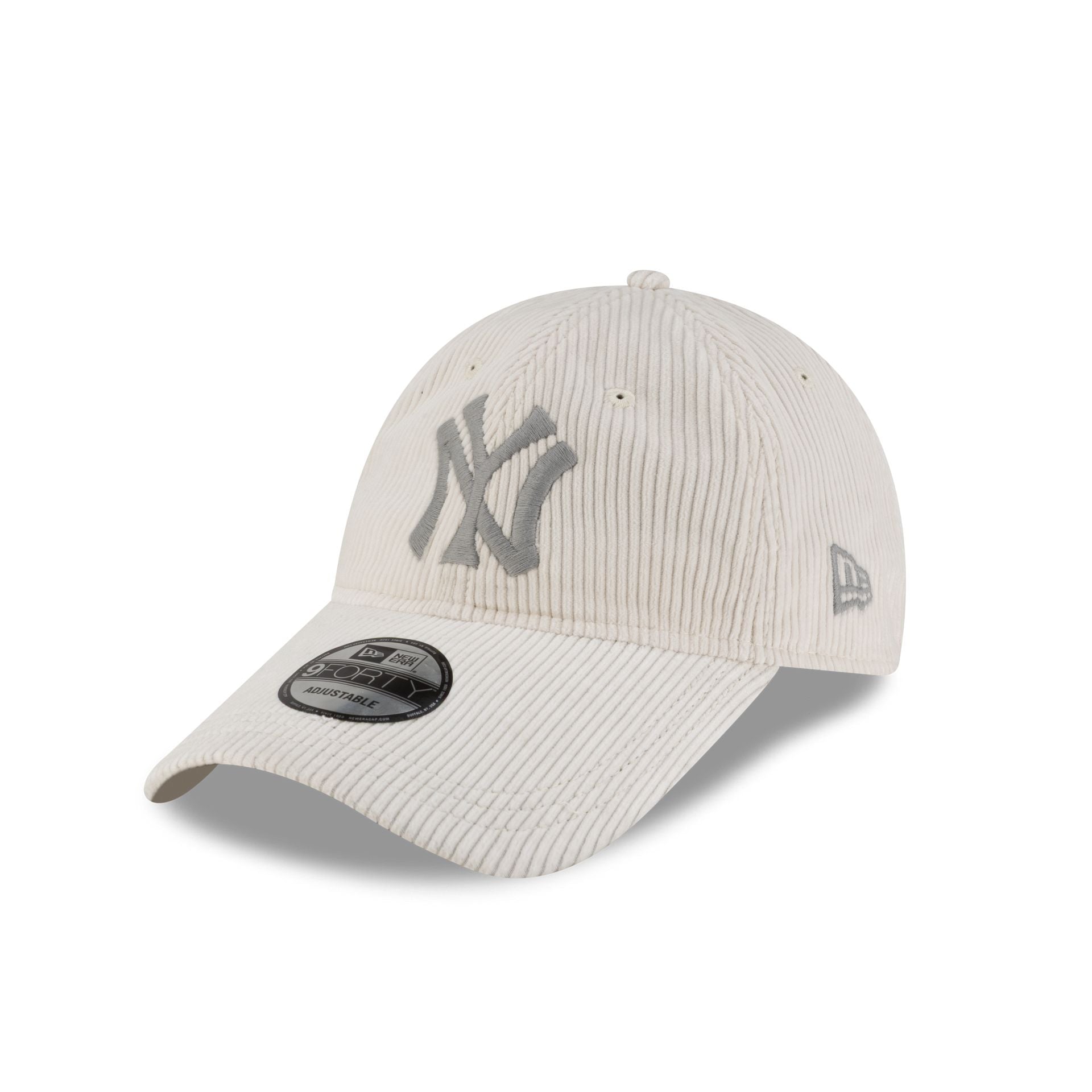 Ralph Lauren x New York Yankees Chrome Corduroy Long Bill 9FORTY Adjustable Hat - Nextgenmallstore