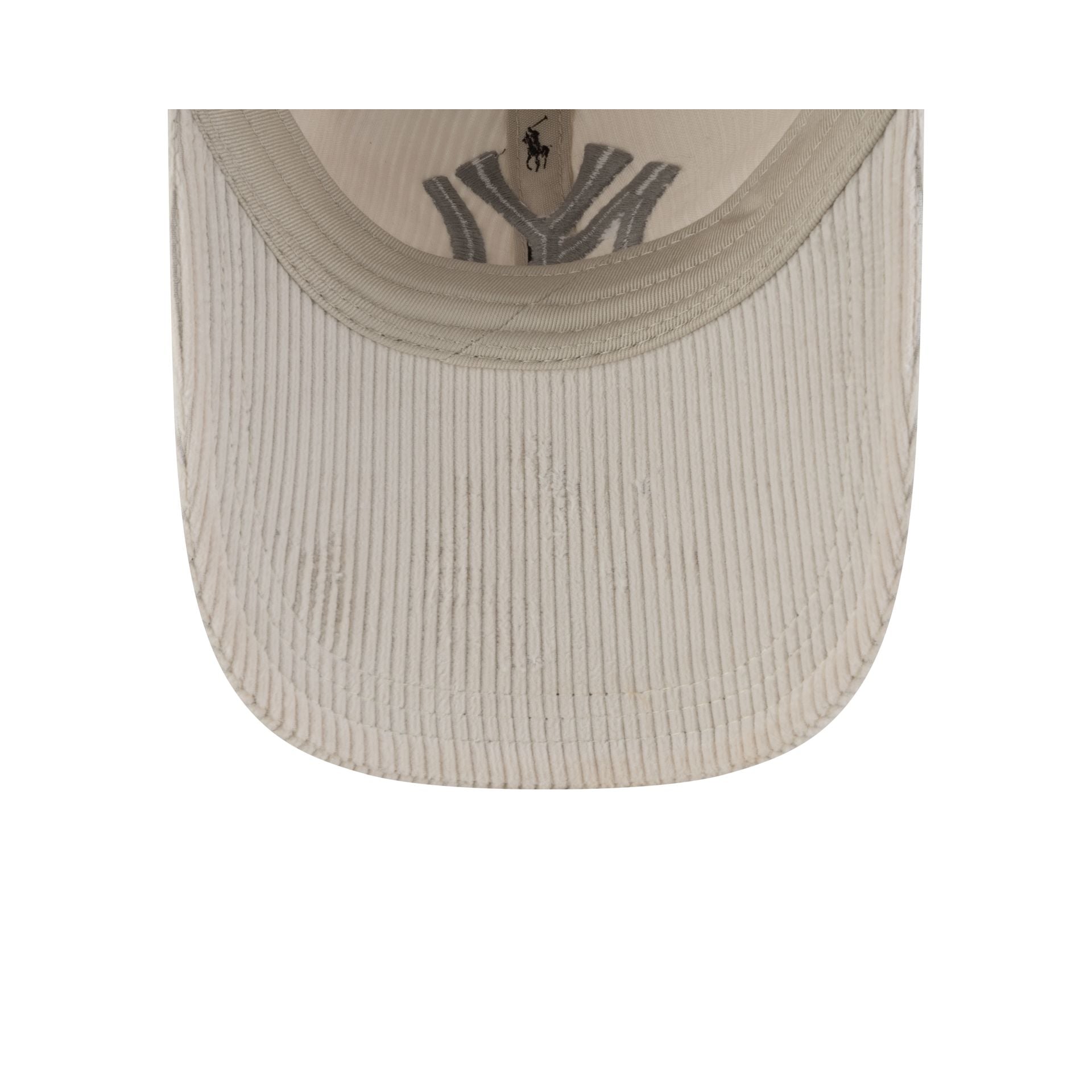 Ralph Lauren x New York Yankees Chrome Corduroy Long Bill 9FORTY Adjustable Hat