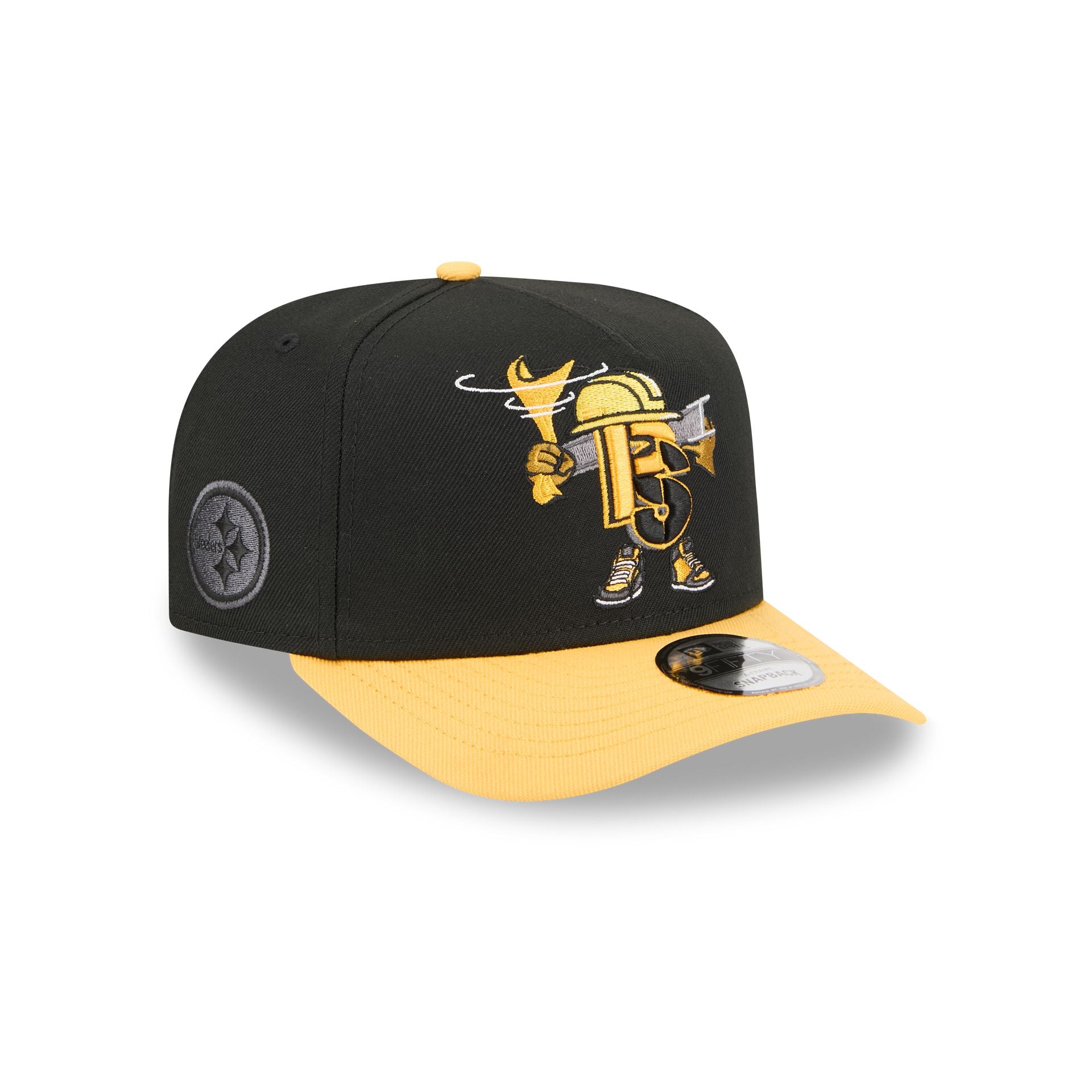 Pittsburgh Steelers Cartoon 9FIFTY A-Frame Snapback Hat - Nextgenmallstore