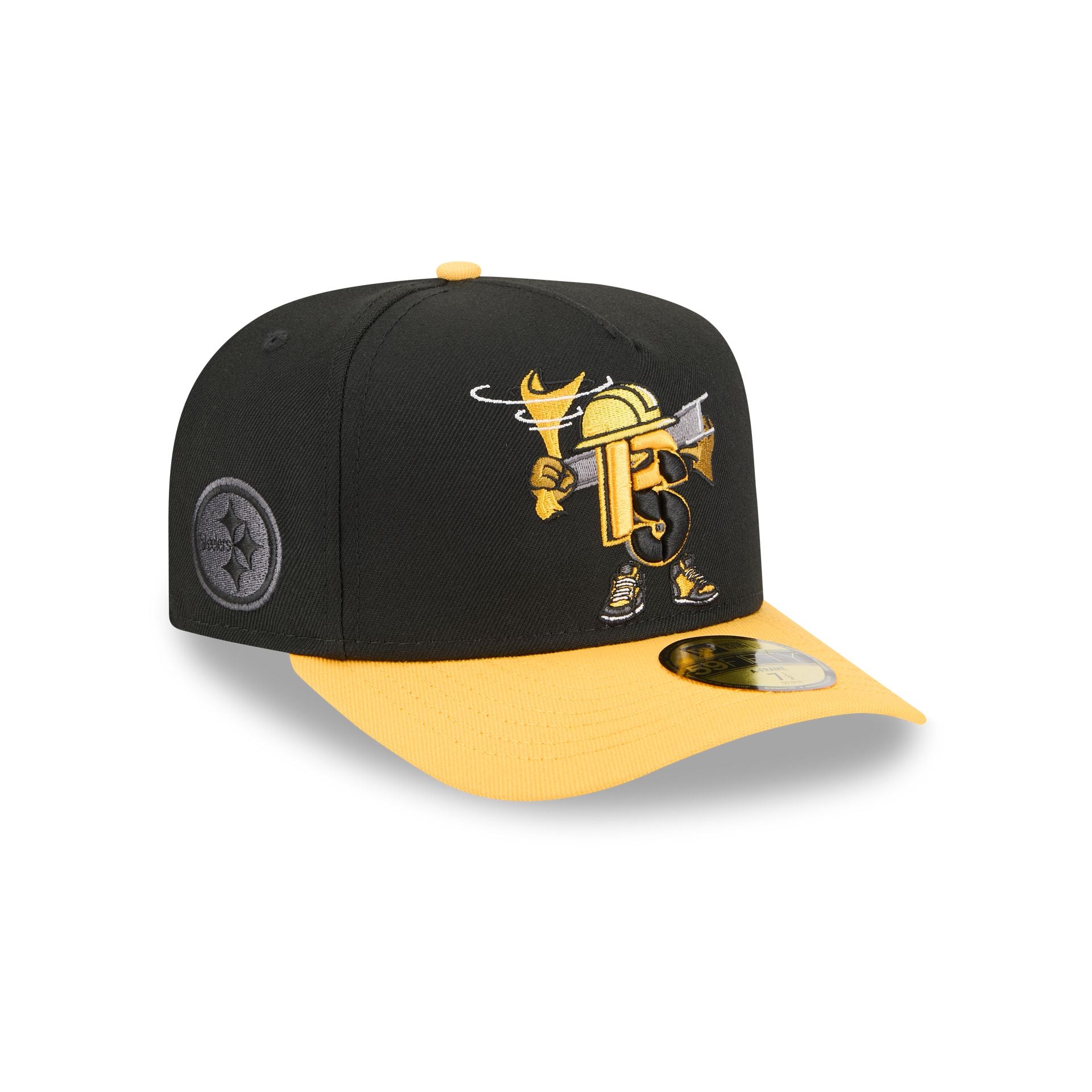 Pittsburgh Steelers Cartoon 59FIFTY A-Frame Fitted Hat