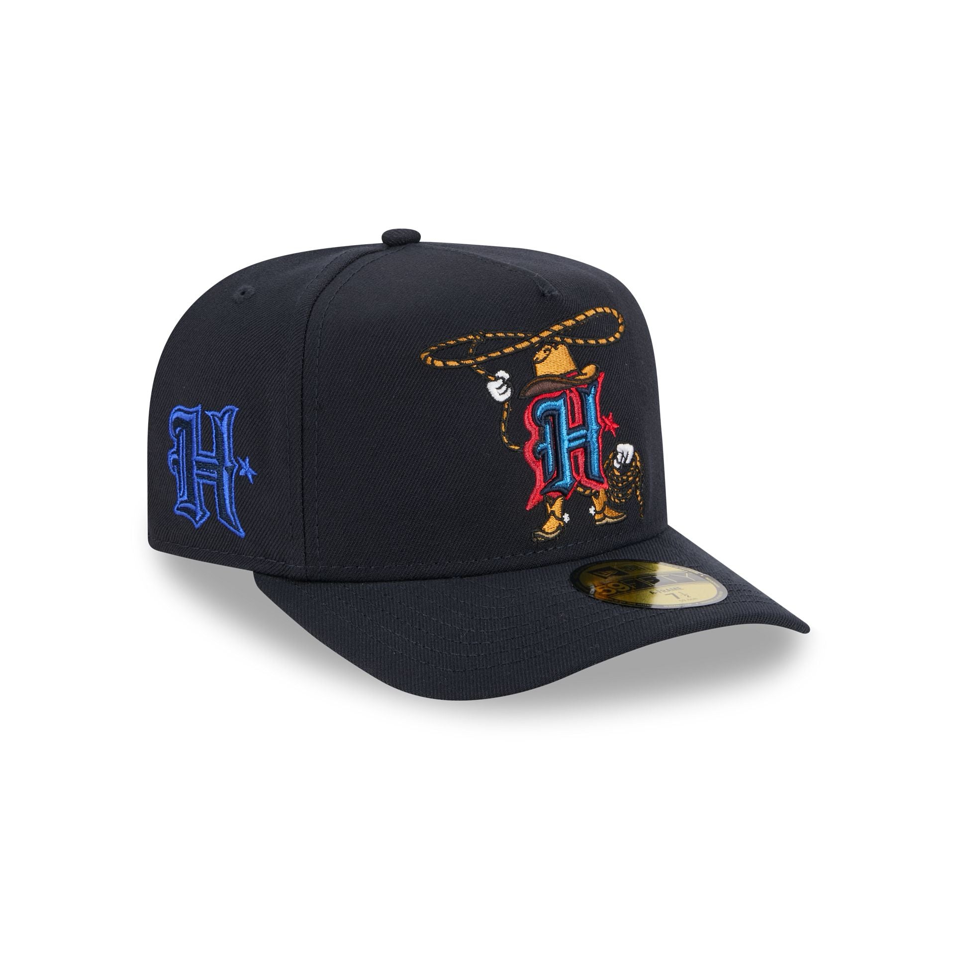 Houston Texans Cartoon 59FIFTY A-Frame Fitted Hat - Nextgenmallstore