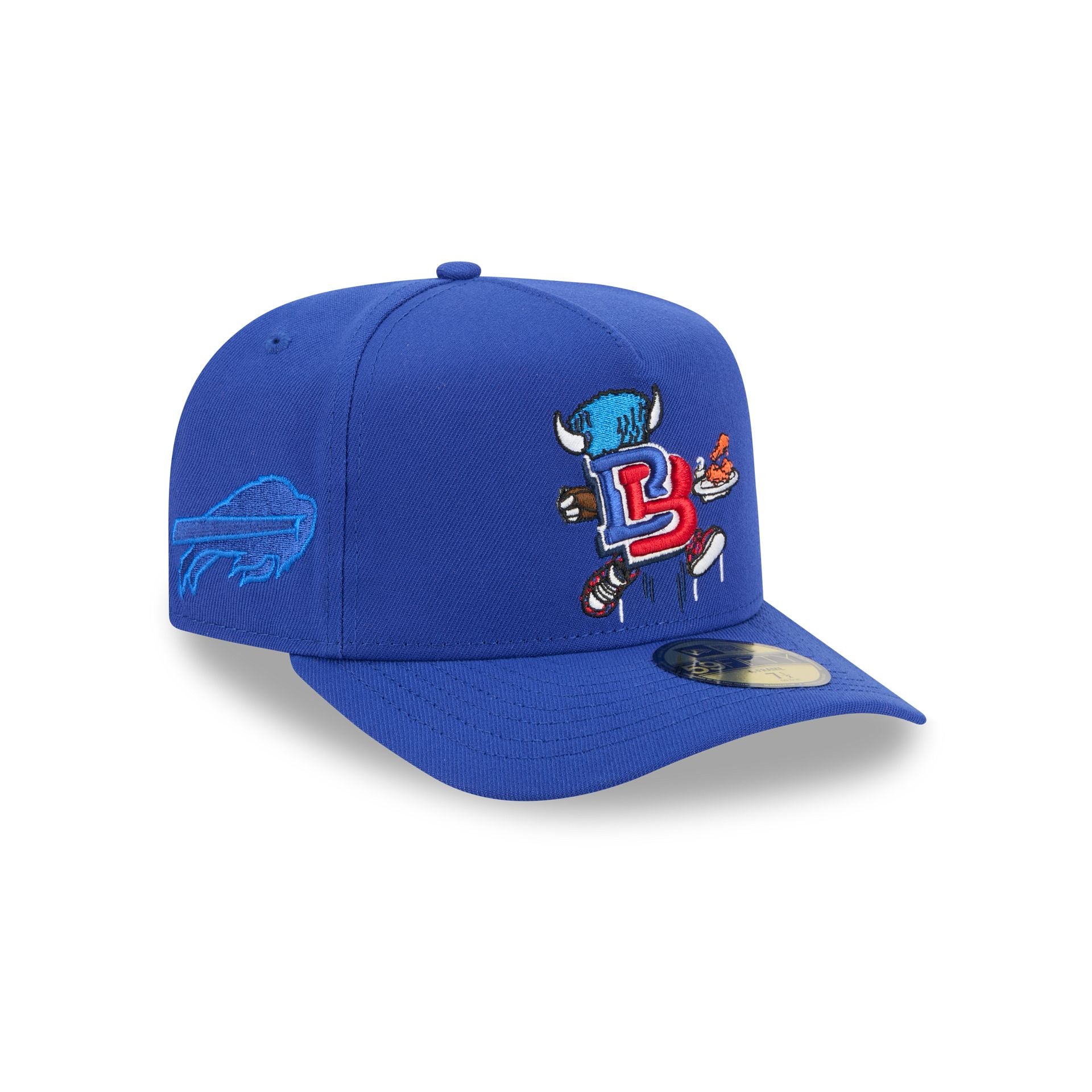 Buffalo Bills Cartoon 59FIFTY A-Frame Fitted Hat - Nextgenmallstore
