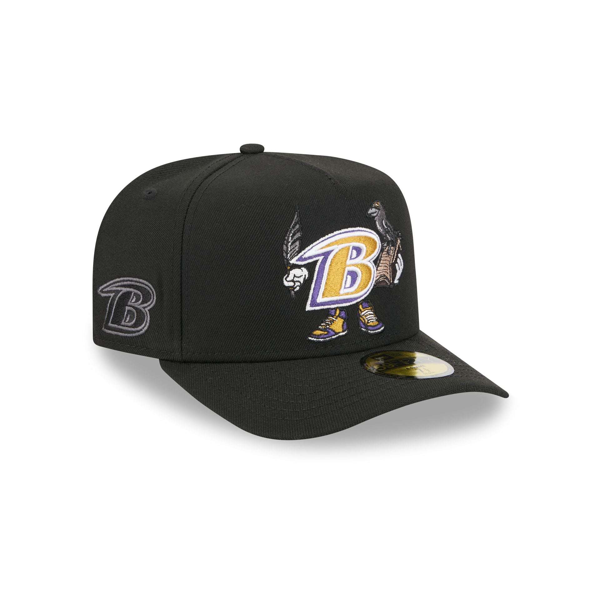 Baltimore Ravens Cartoon 59FIFTY A-Frame Fitted Hat