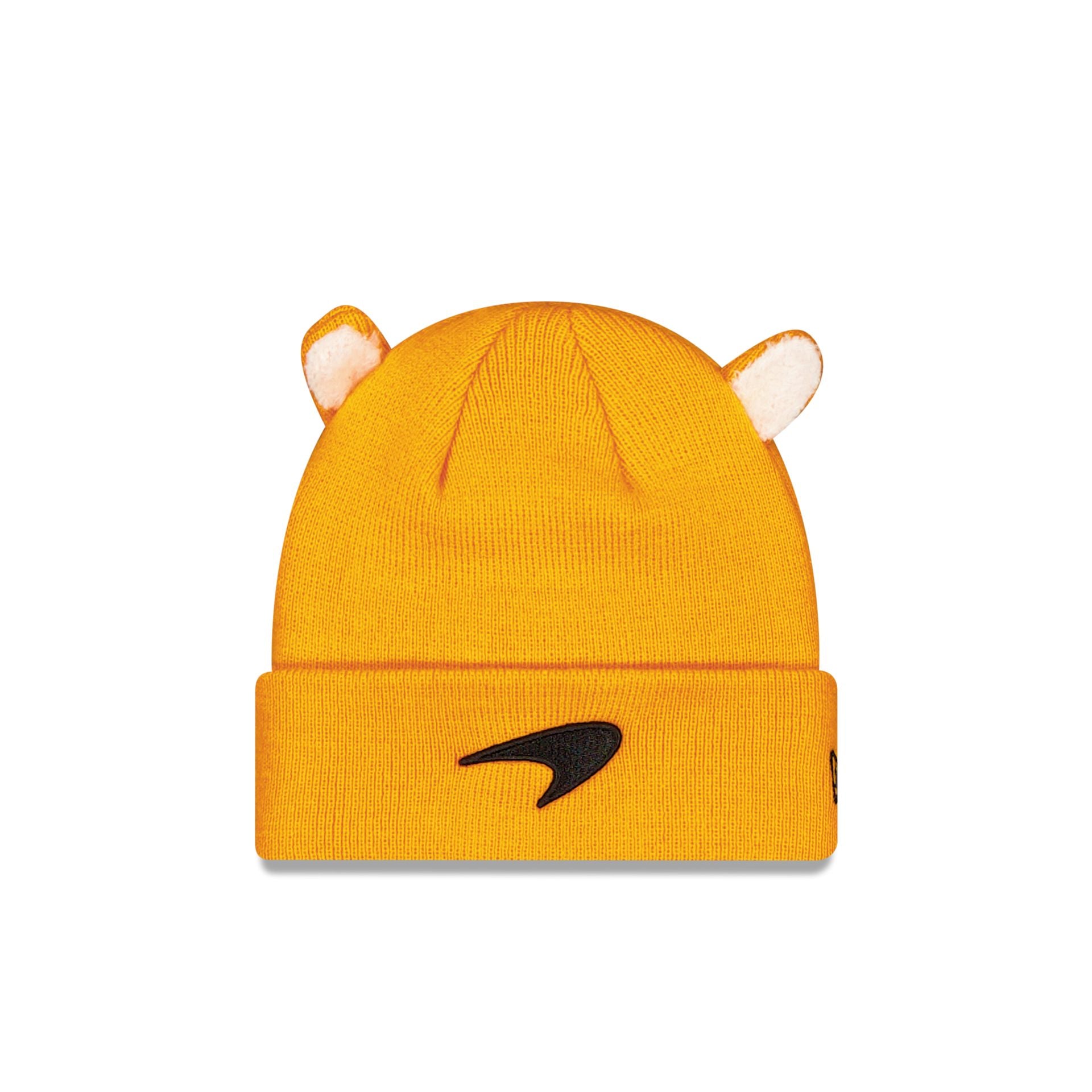 McLaren Formula 1 Team Kids Bear Ears Cuff Knit Hat - Nextgenmallstore