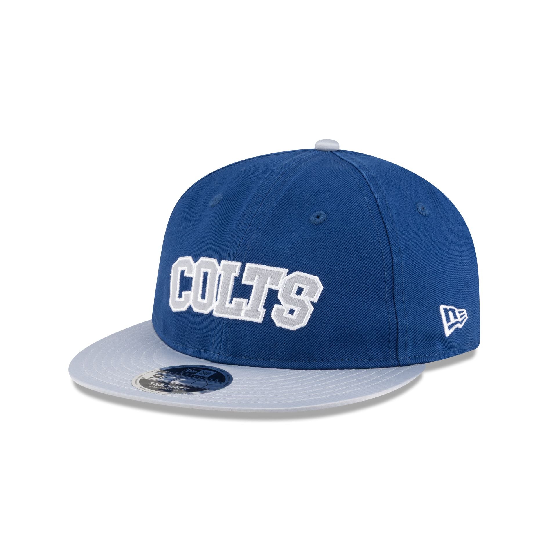 Indianapolis Colts International Games Series Historic Retro Crown 9FIFTY Snapback Hat - Nextgenmallstore