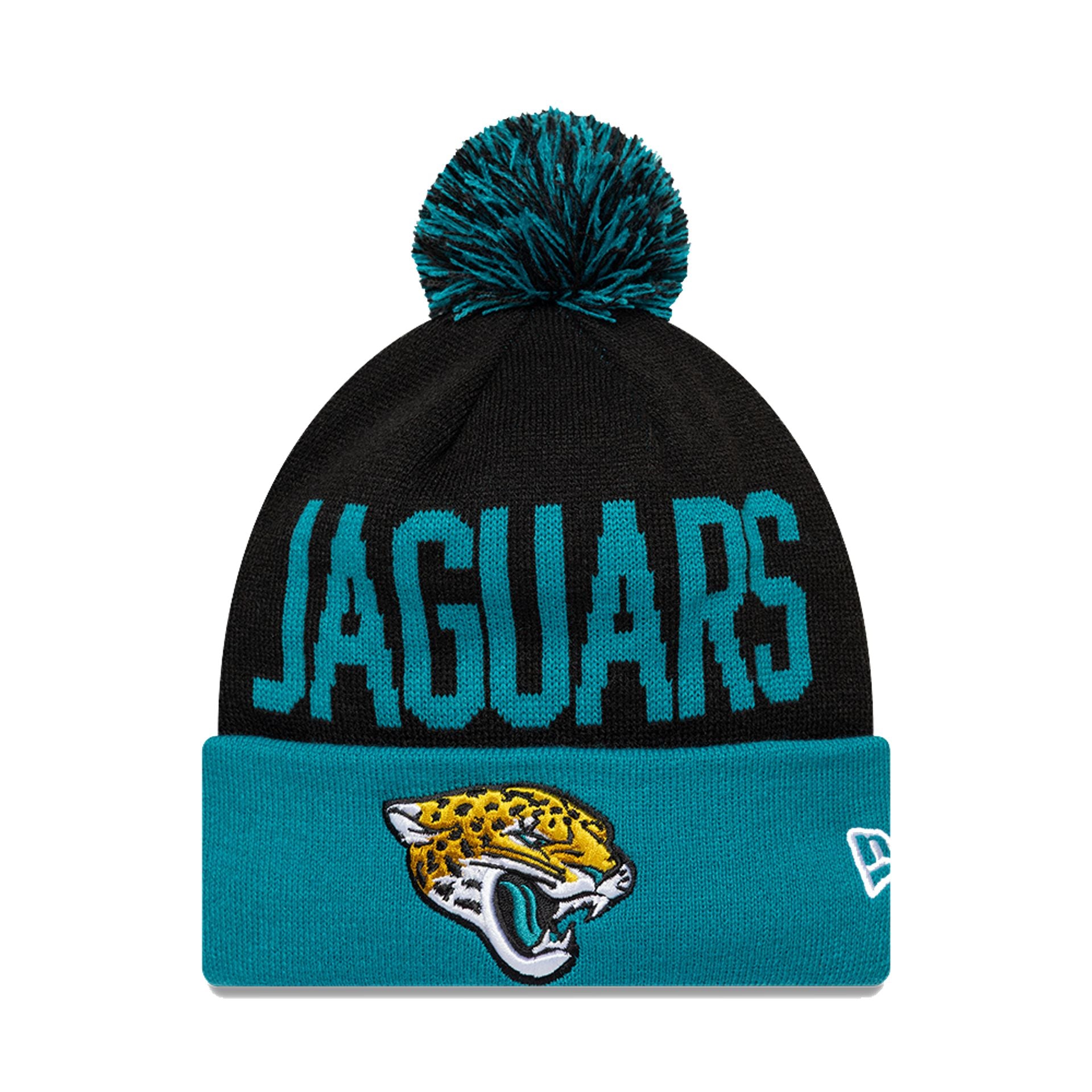 Jacksonville Jaguars London Game Team Pom Knit Hat