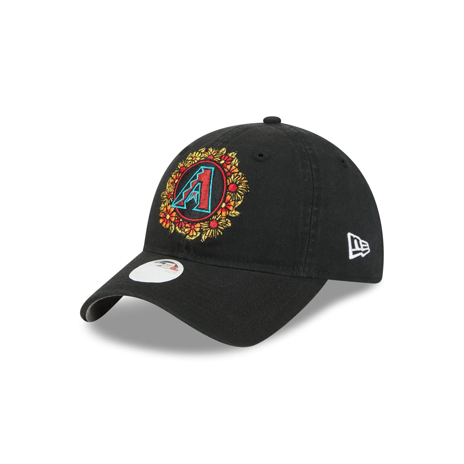 Arizona Diamondbacks Day of the Dead Floral 9TWENTY Adjustable Hat - Nextgenmallstore