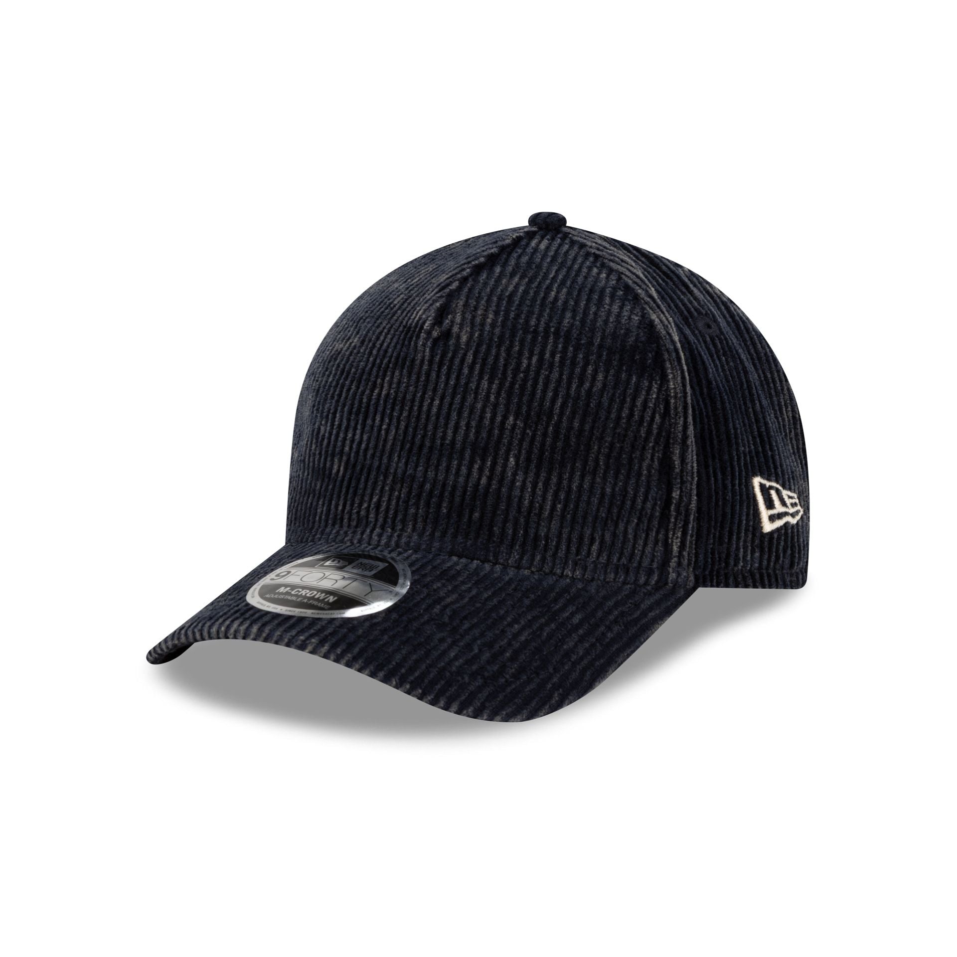 New Era Cap Washed Corduroy Navy 9FORTY M-Crown A-Frame Snapback Hat - Nextgenmallstore