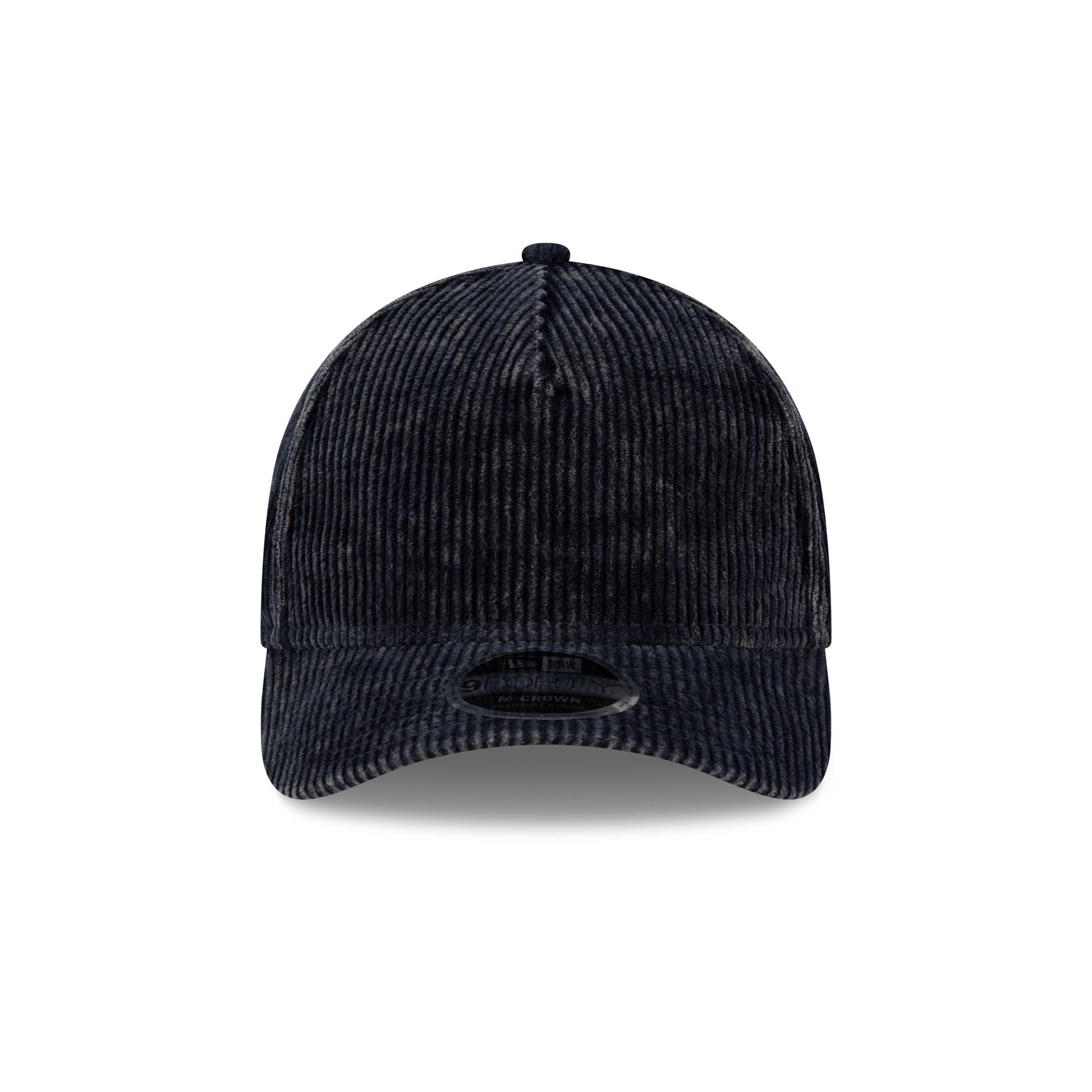 Nextgenmallstore Washed Corduroy Navy 9FORTY M-Crown A-Frame Snapback Hat