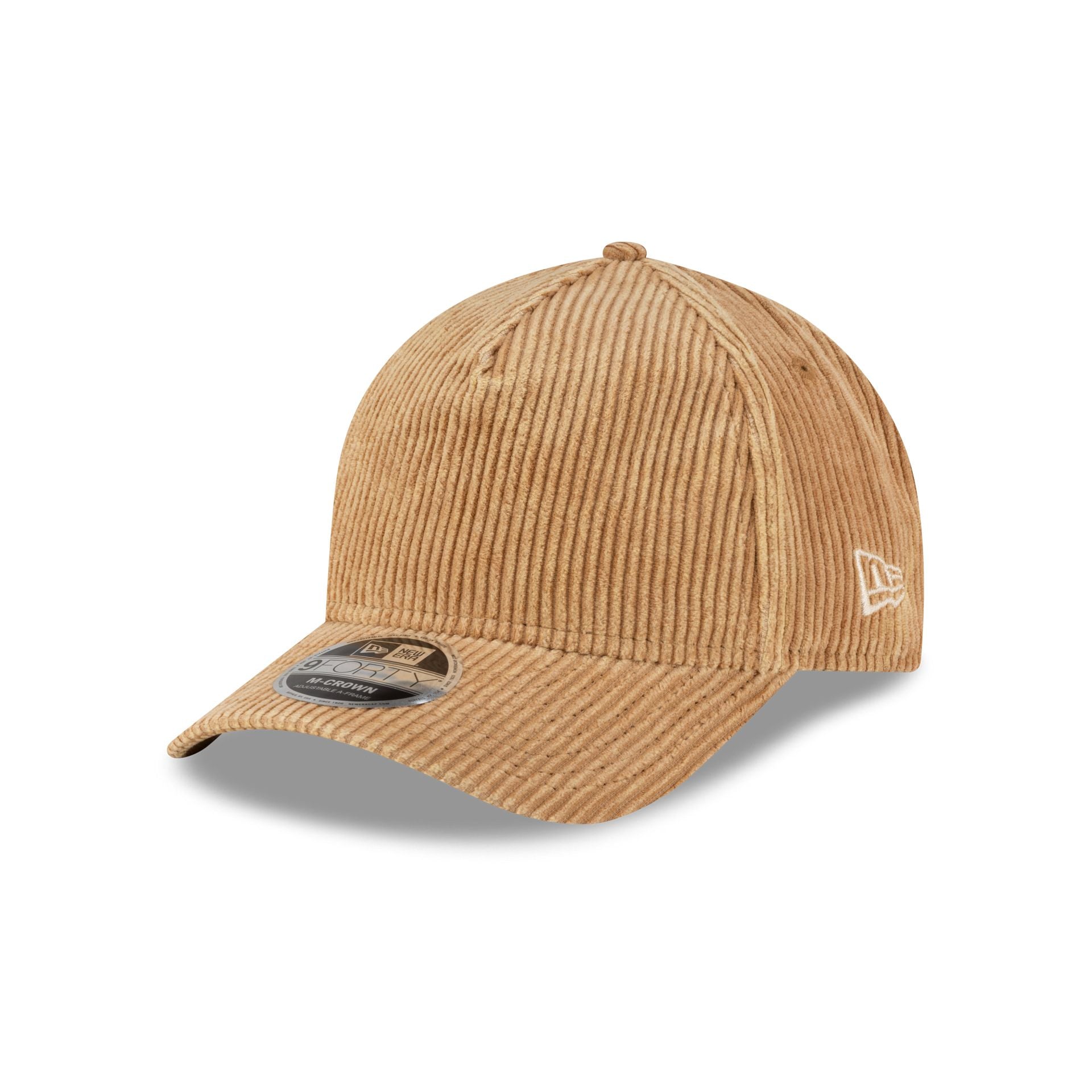 New Era Cap Washed Corduroy Camel 9FORTY M-Crown A-Frame Snapback Hat - Nextgenmallstore