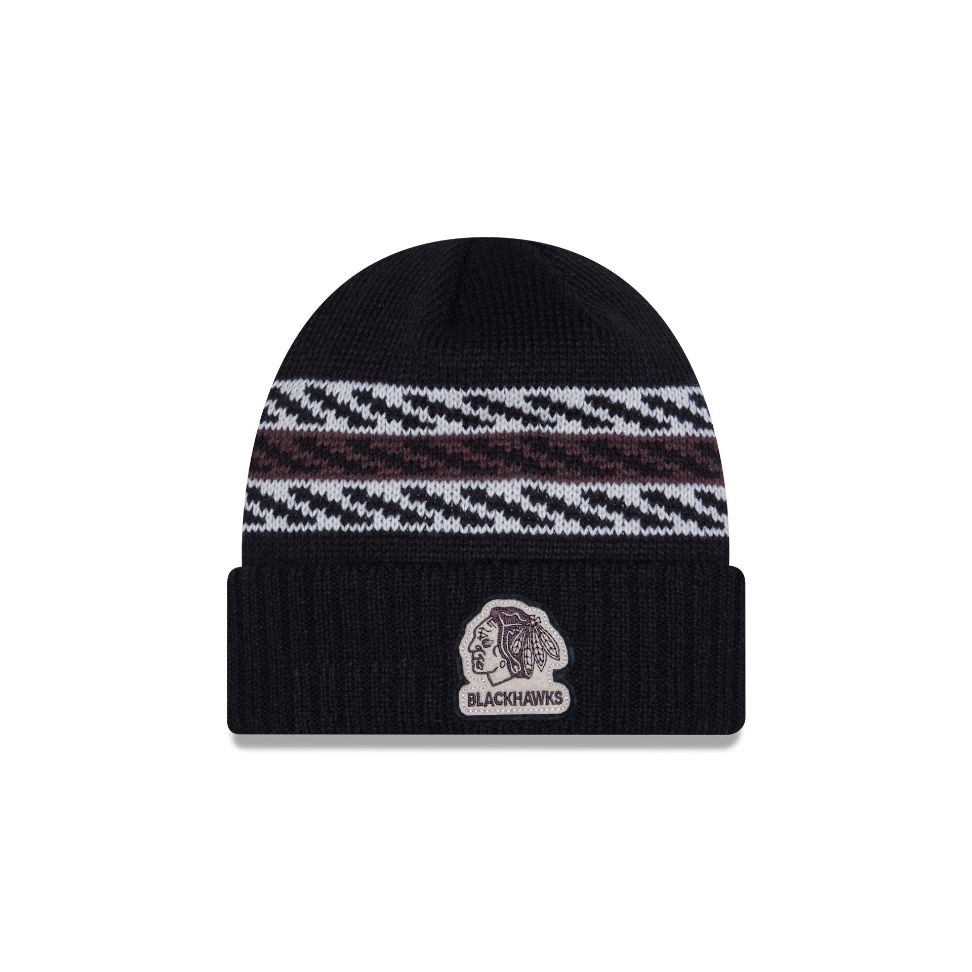 Chicago Blackhawks Quilted Cuff Knit Hat - Nextgenmallstore
