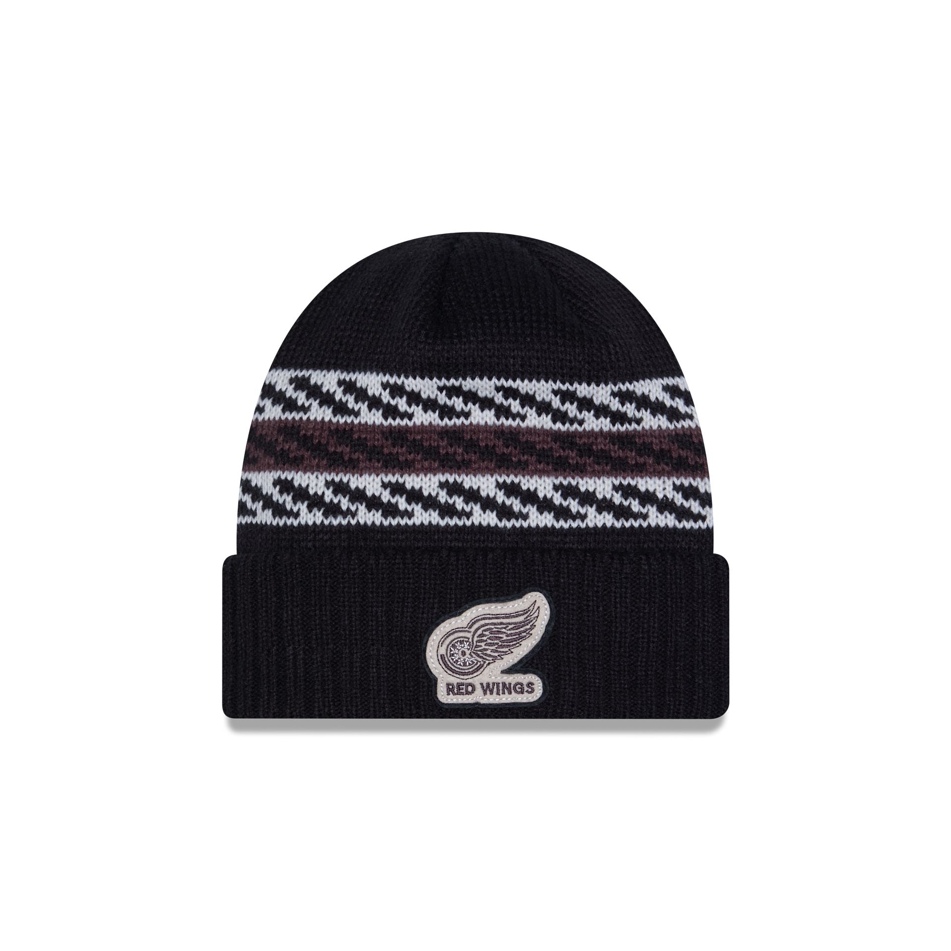 Detroit Red Wings Quilted Cuff Knit Hat - Nextgenmallstore
