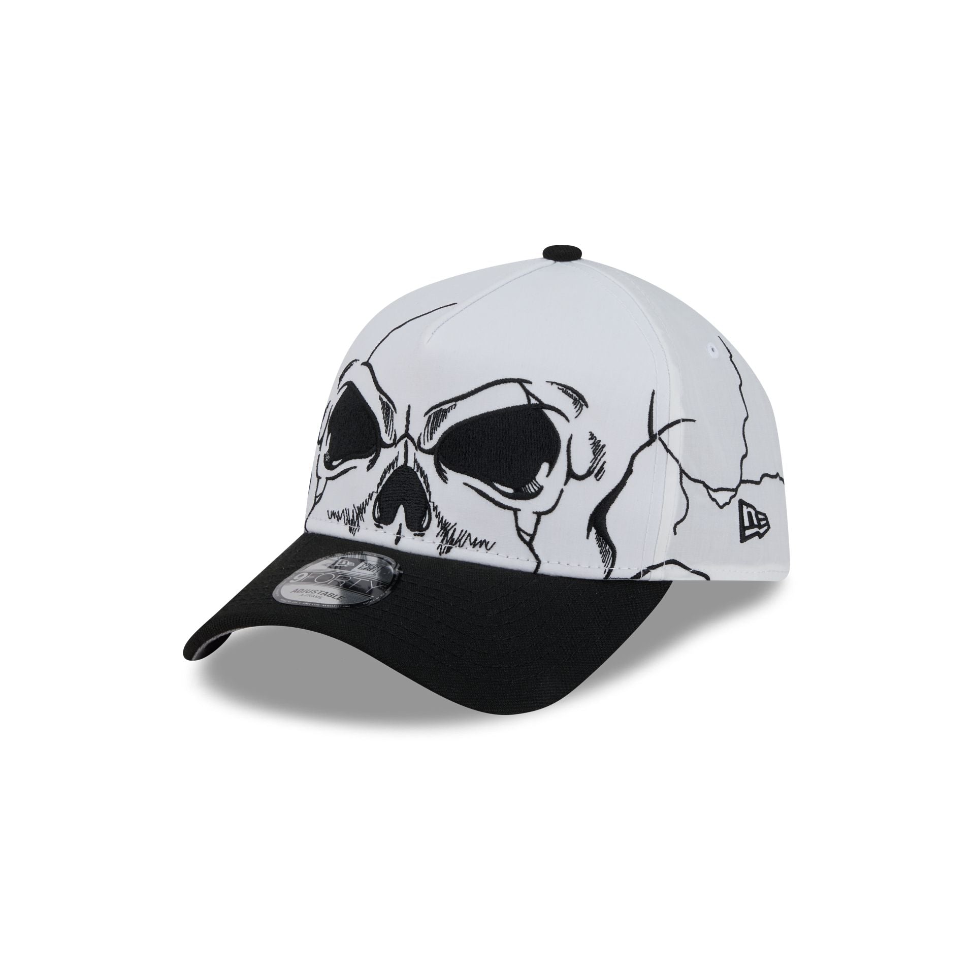 New Era Cap Satin Skull 9FORTY A-Frame Snapback Hat - Nextgenmallstore