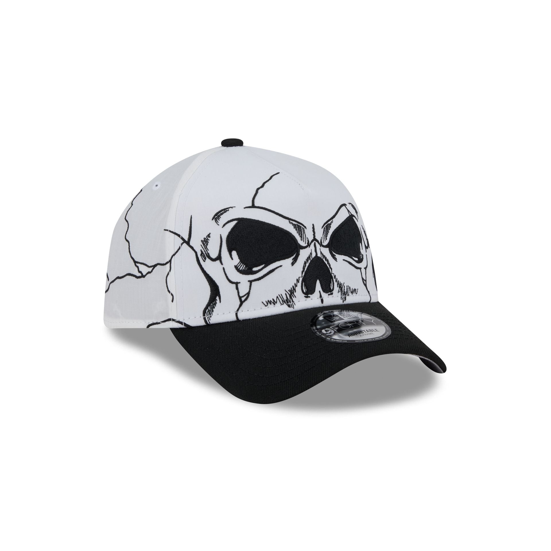 Nextgenmallstore Satin Skull 9FORTY A-Frame Snapback Hat