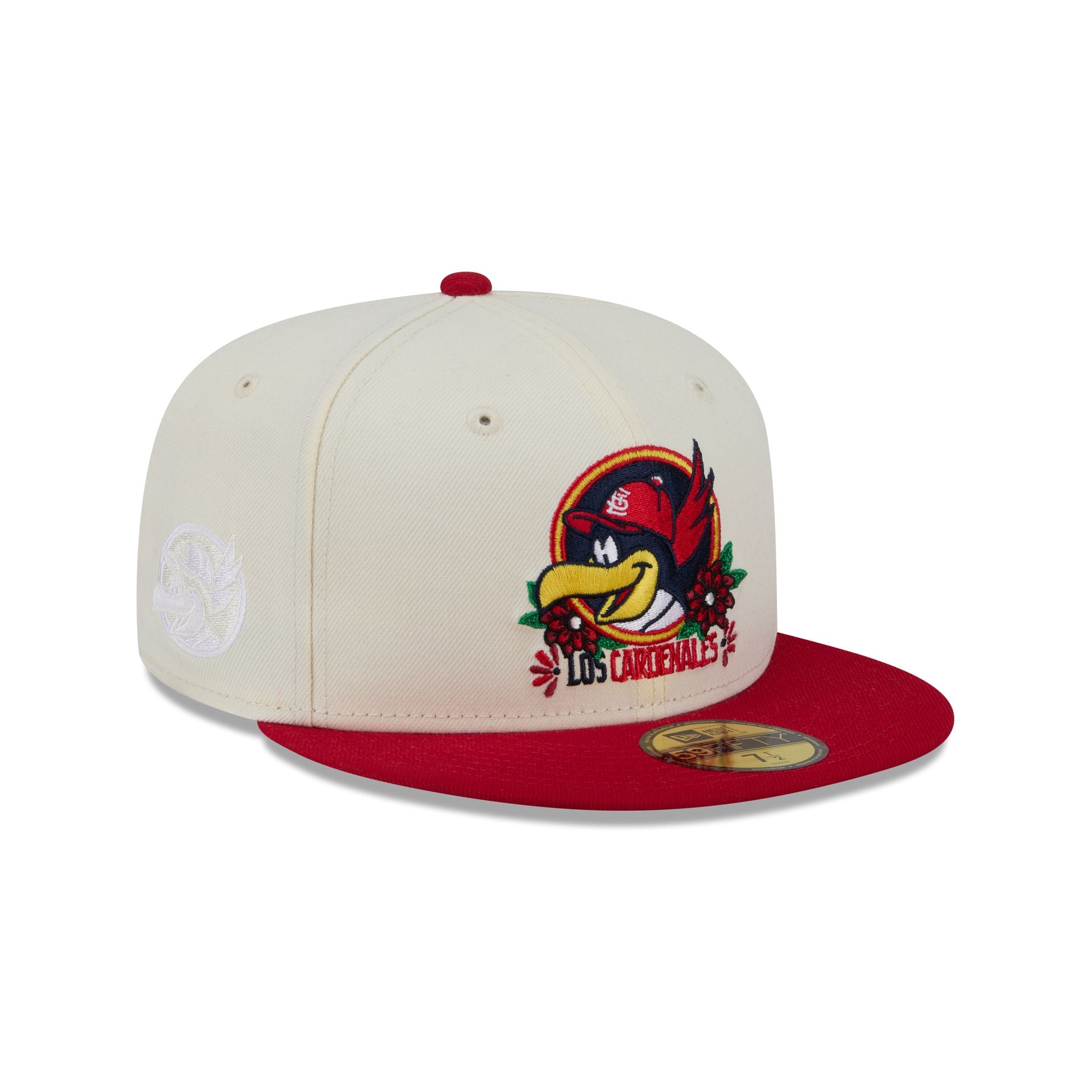 St. Louis Cardinals Day of the Dead Sugar Skull Mascot 59FIFTY Fitted Hat - Nextgenmallstore