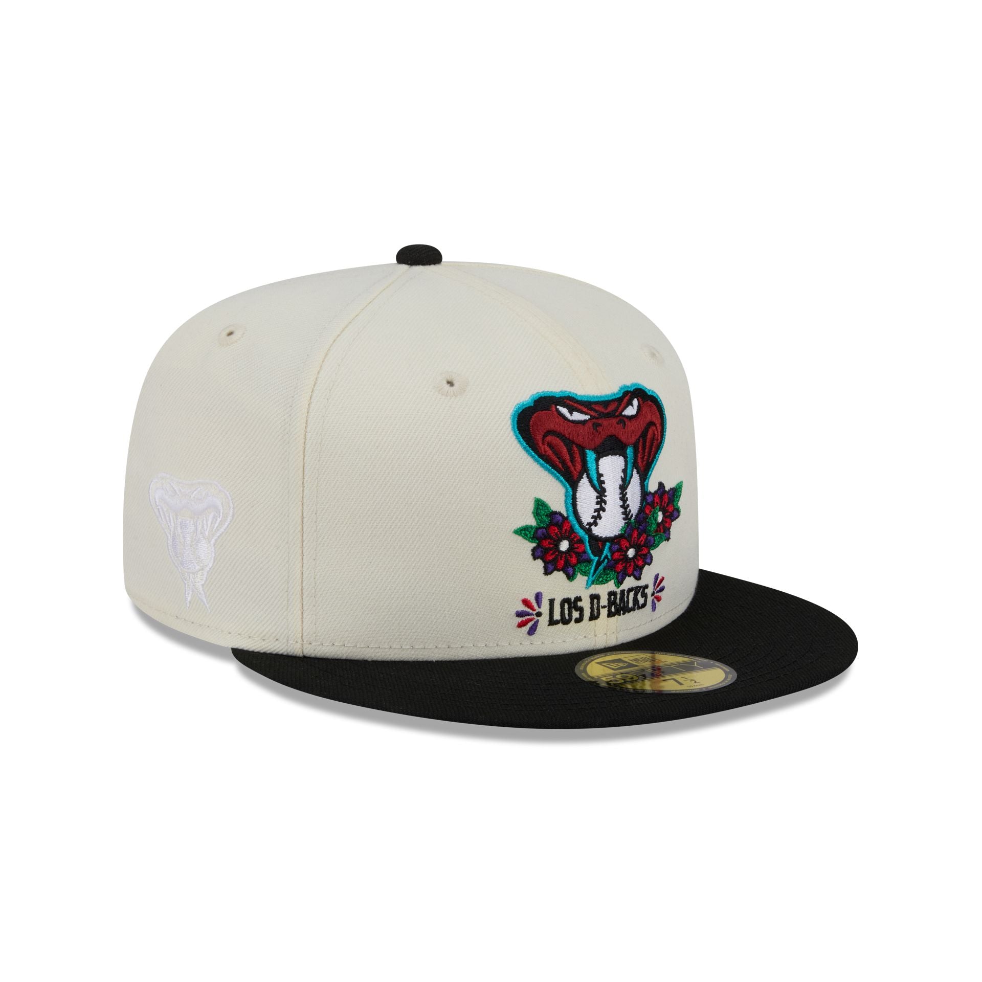 Arizona Diamondbacks Day of the Dead Sugar Skull Mascot 59FIFTY Fitted Hat - Nextgenmallstore