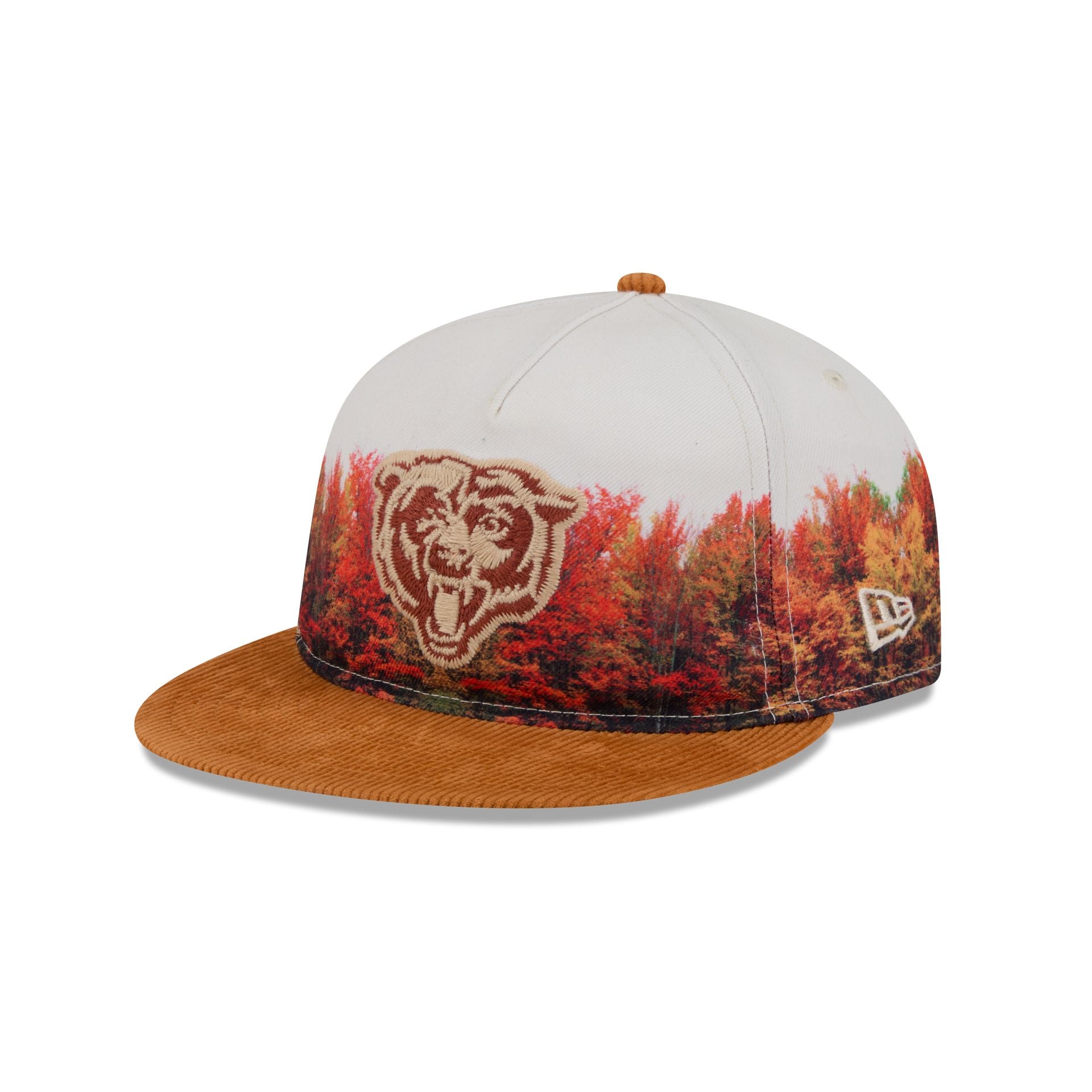 Chicago Bears Fall Forest Retro Crown 9FIFTY Adjustable Hat - Nextgenmallstore
