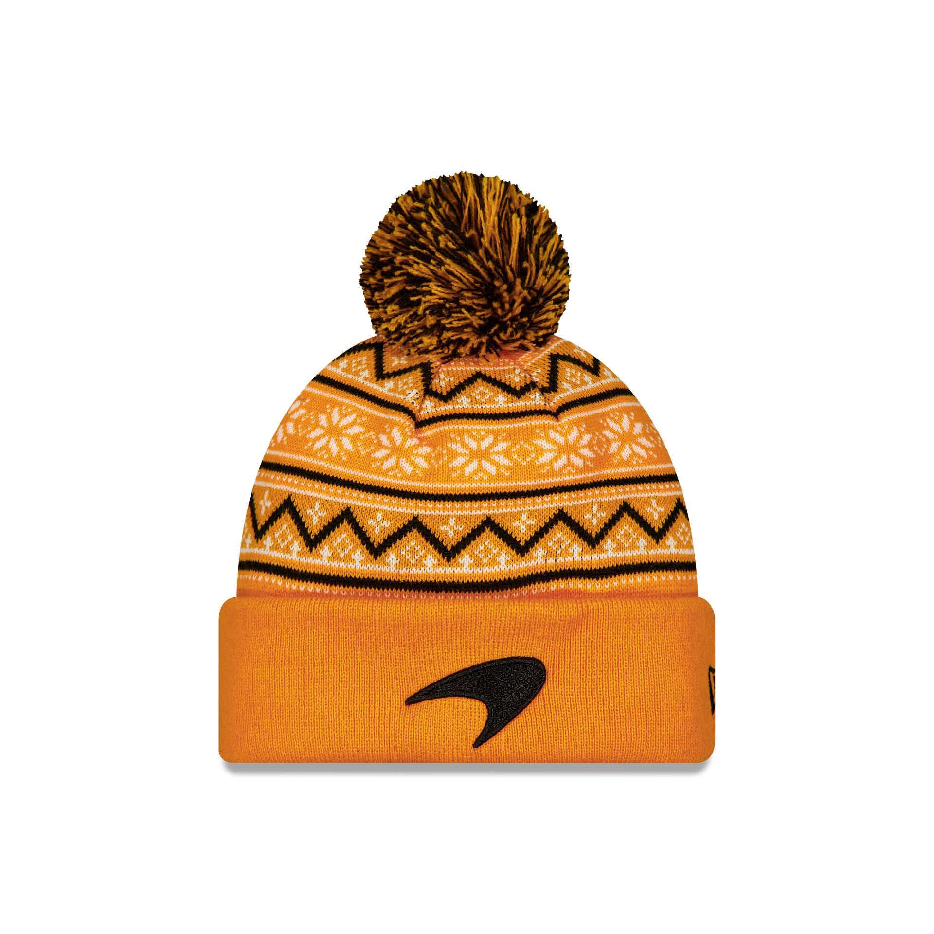 McLaren Formula 1 Team Holiday Pom Knit Hat - Nextgenmallstore