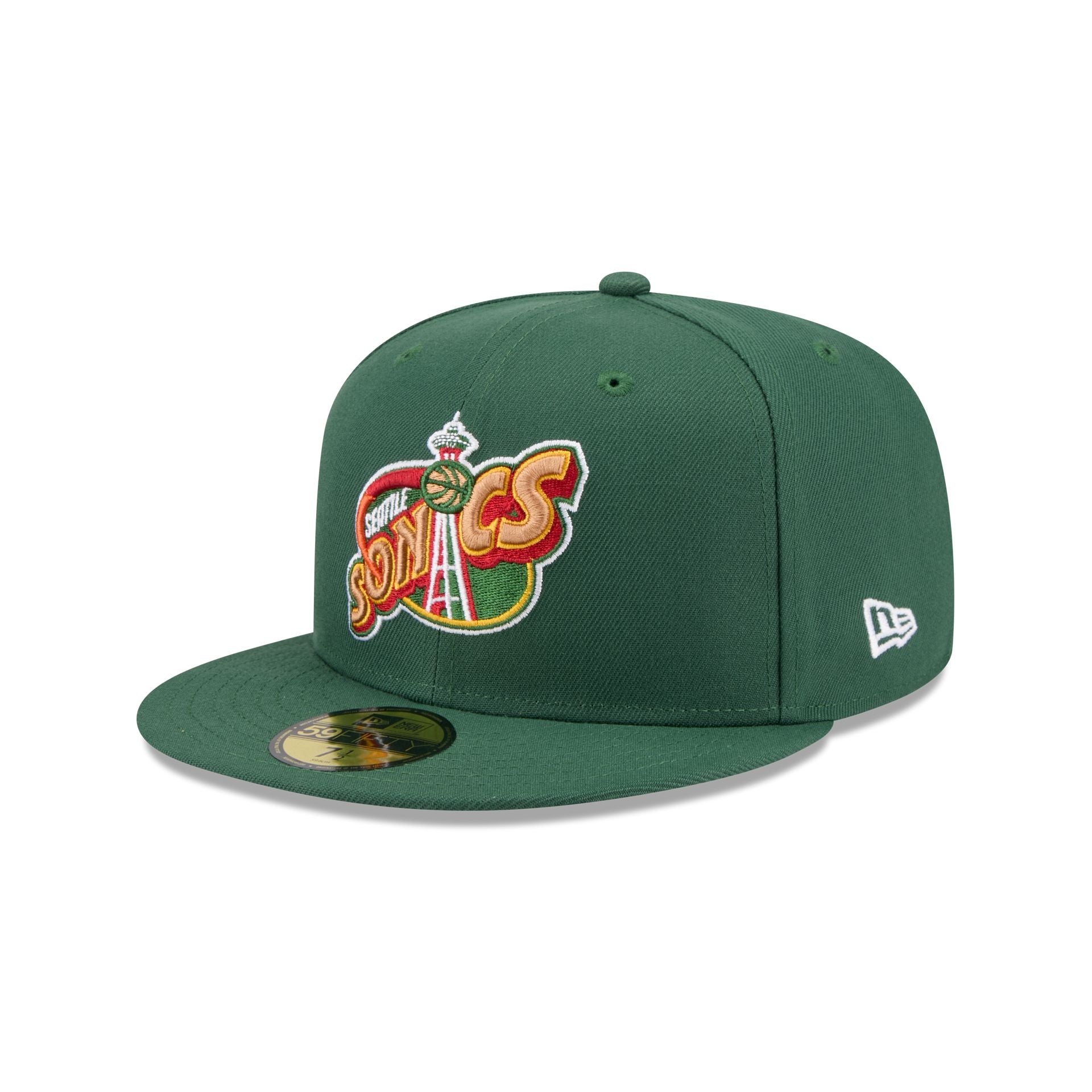 Seattle Supersonics 1995-2001 Hardwood Classics 59FIFTY Fitted Hat - Nextgenmallstore