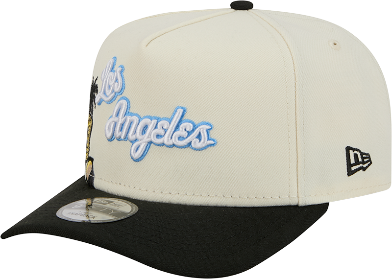 Los Angeles Lakers 1976-2000 Hardwood Classics Chrome White 9FIFTY A-Frame Snapback Hat
