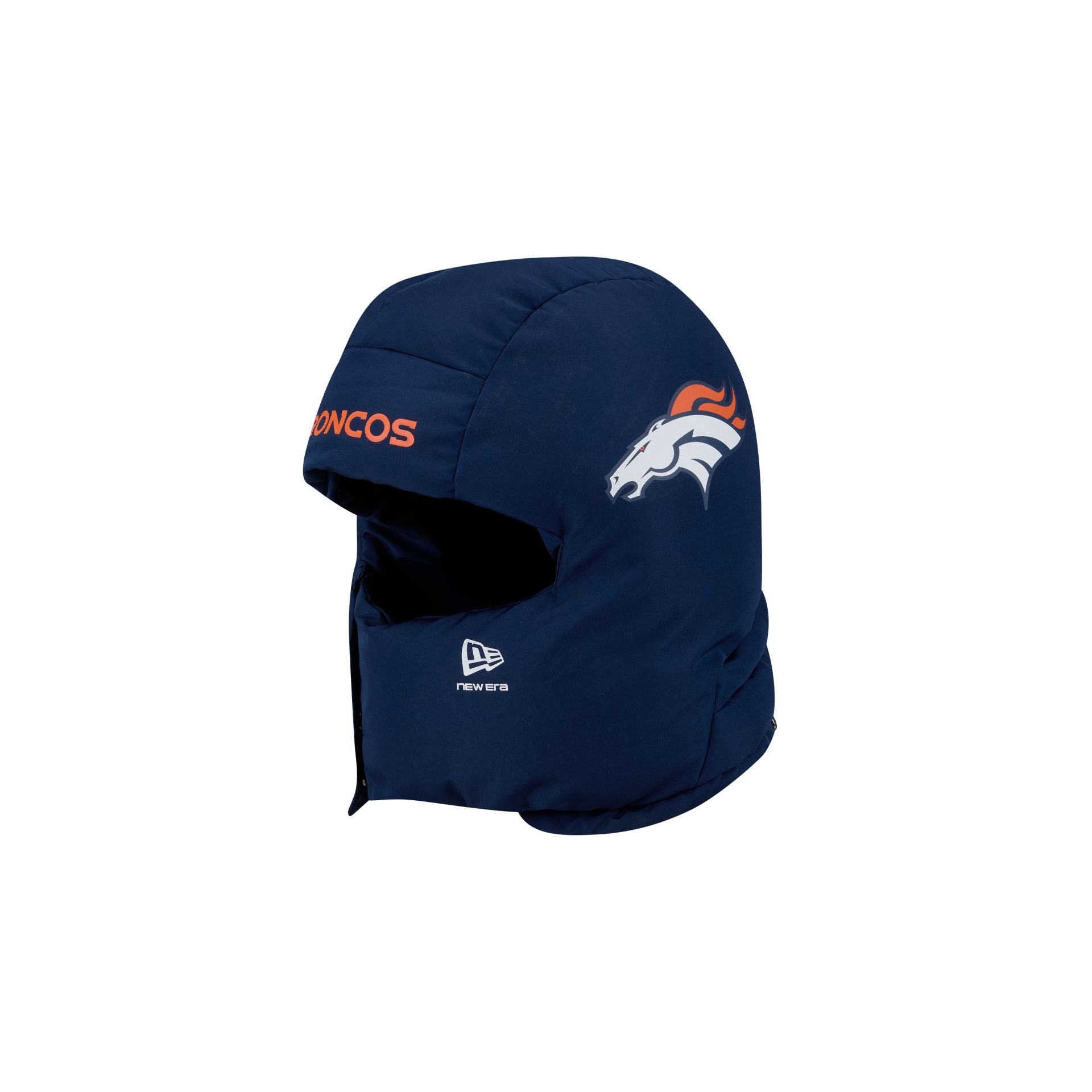 Denver Broncos Helmet Puffer Hood - Nextgenmallstore