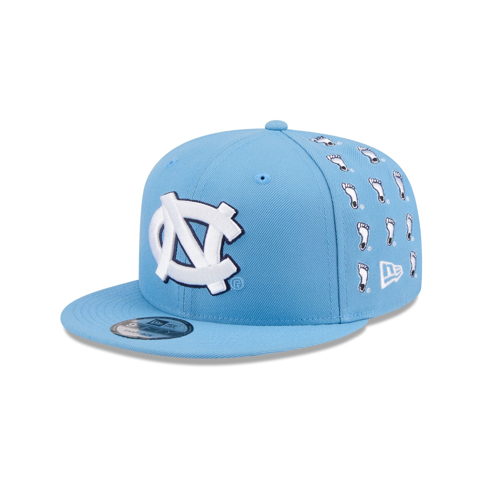 North Carolina Tar Heels Sticker Helmet 9FIFTY Snapback Hat - Nextgenmallstore