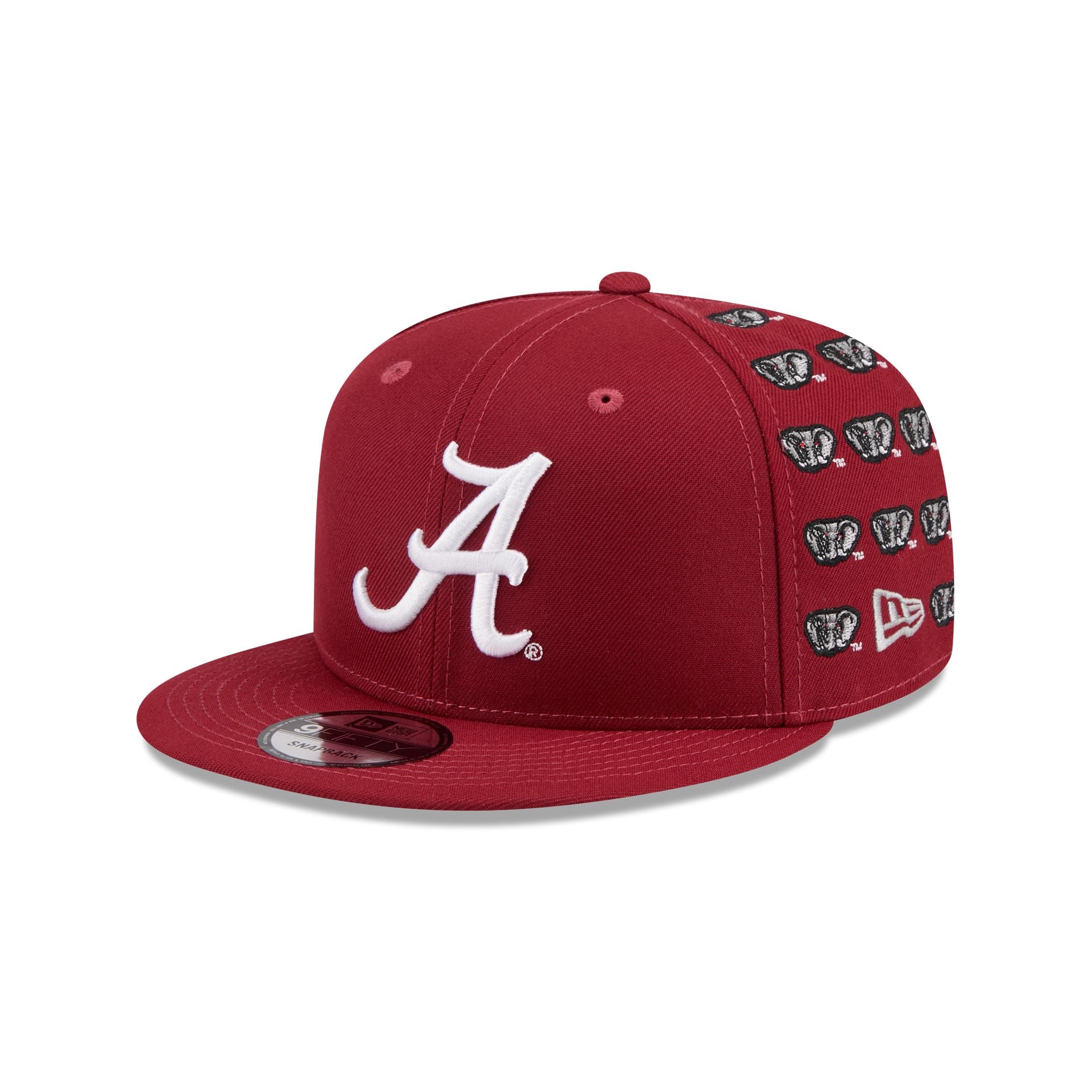 Alabama Crimson Tide Sticker Helmet 9FIFTY Snapback Hat - Nextgenmallstore