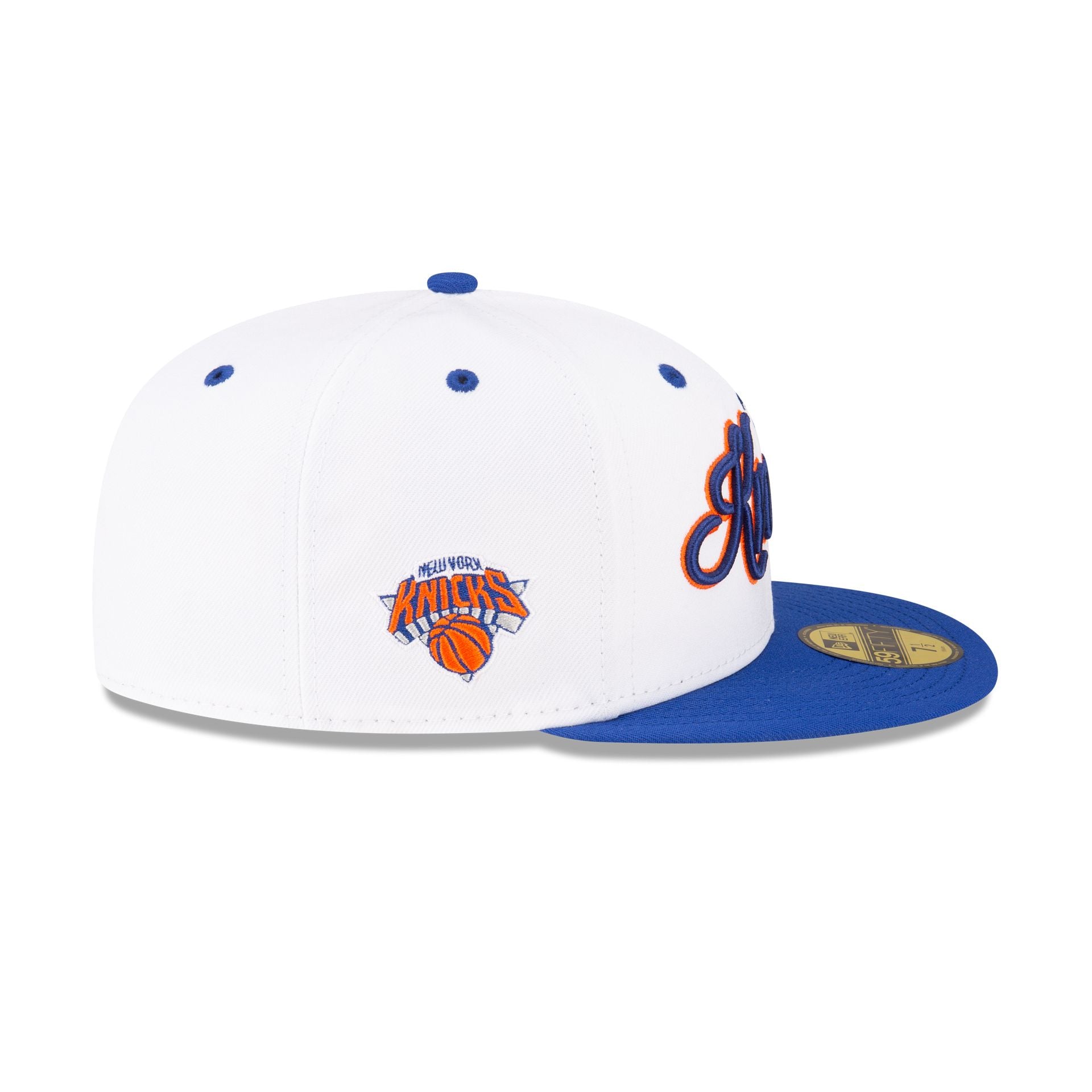 Malbon x New York Knicks White 59FIFTY Fitted Hat