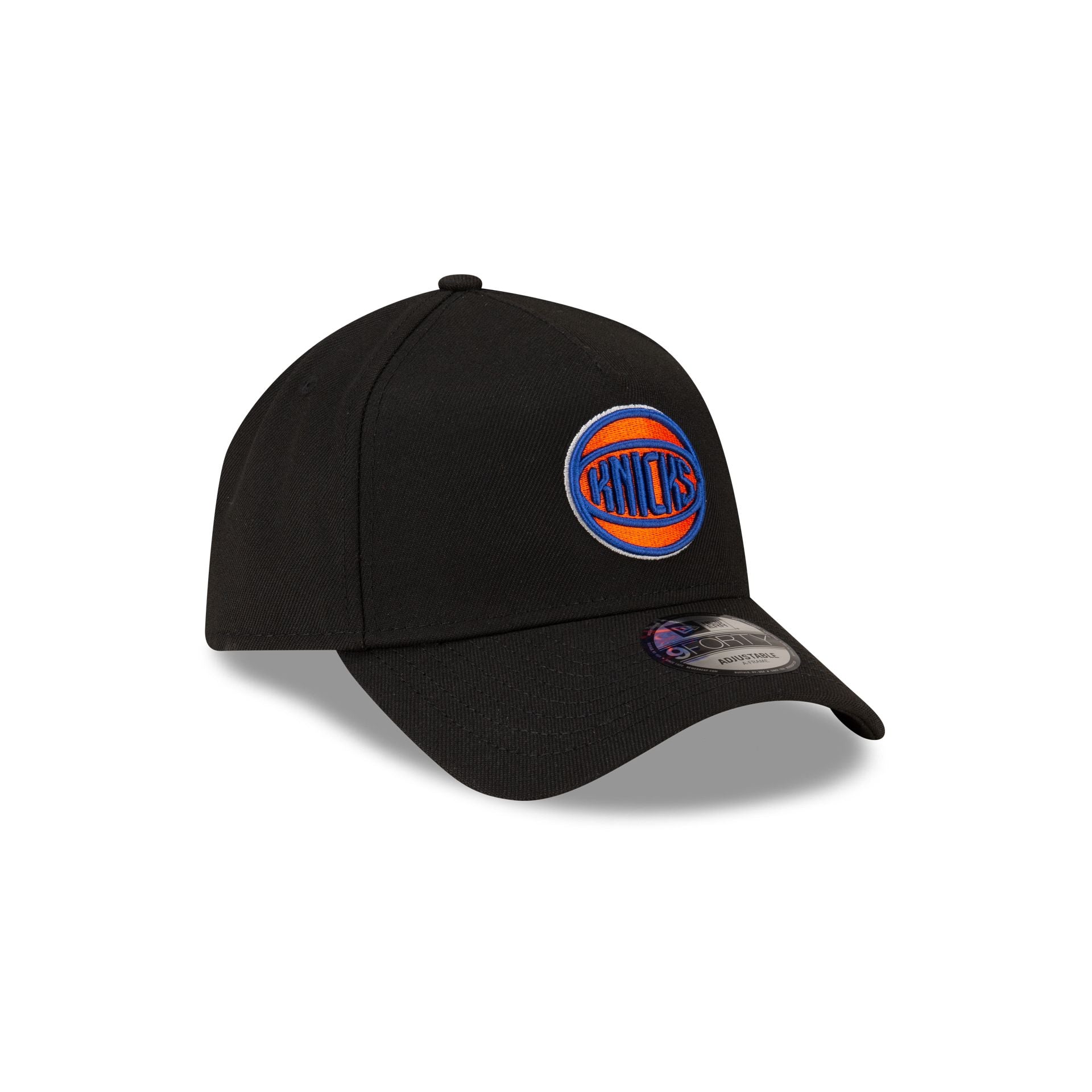 Malbon x New York Knicks Black 9FORTY A-Frame Snapback Hat
