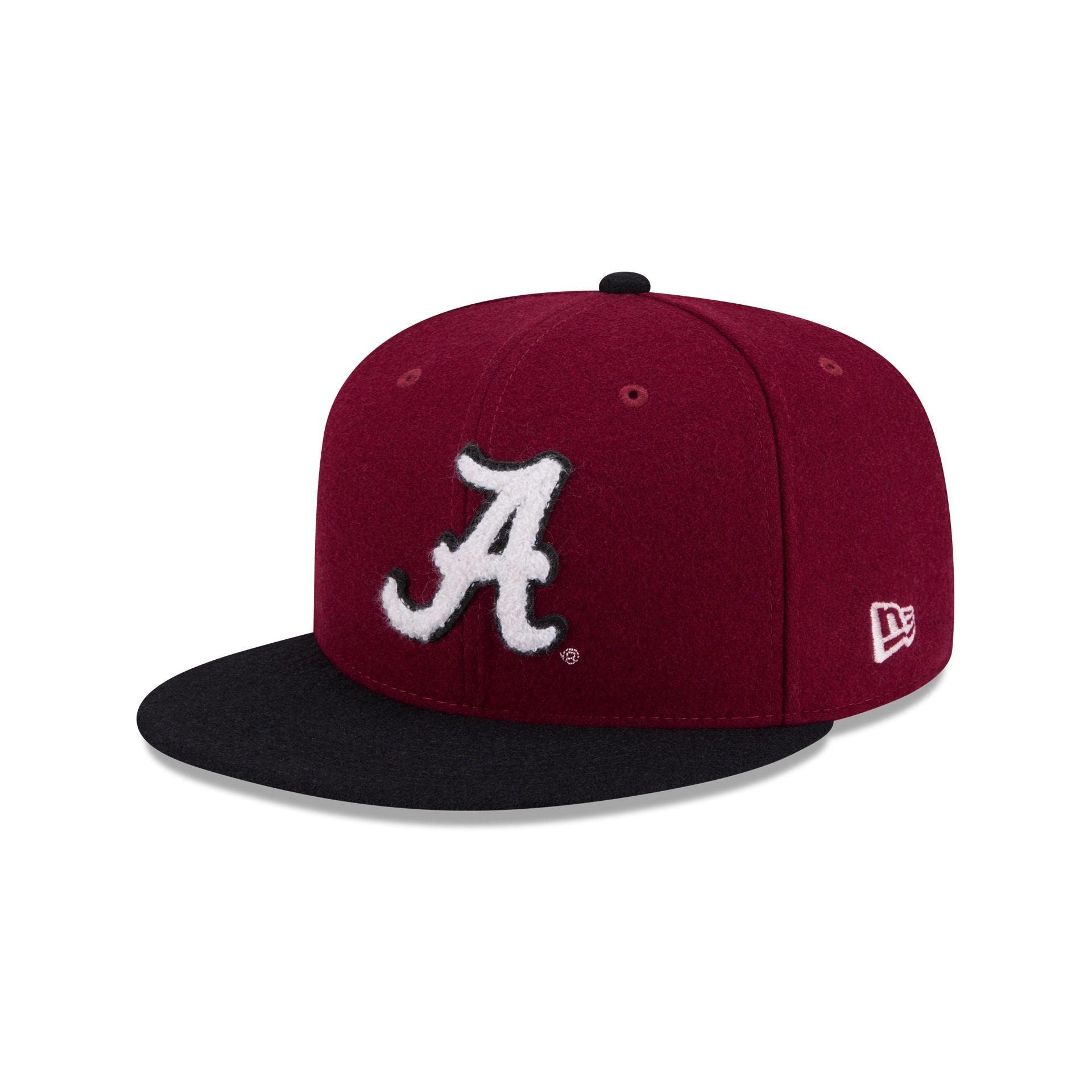 Alabama Crimson Tide Melton Wool 59FIFTY Fitted Hat - Nextgenmallstore