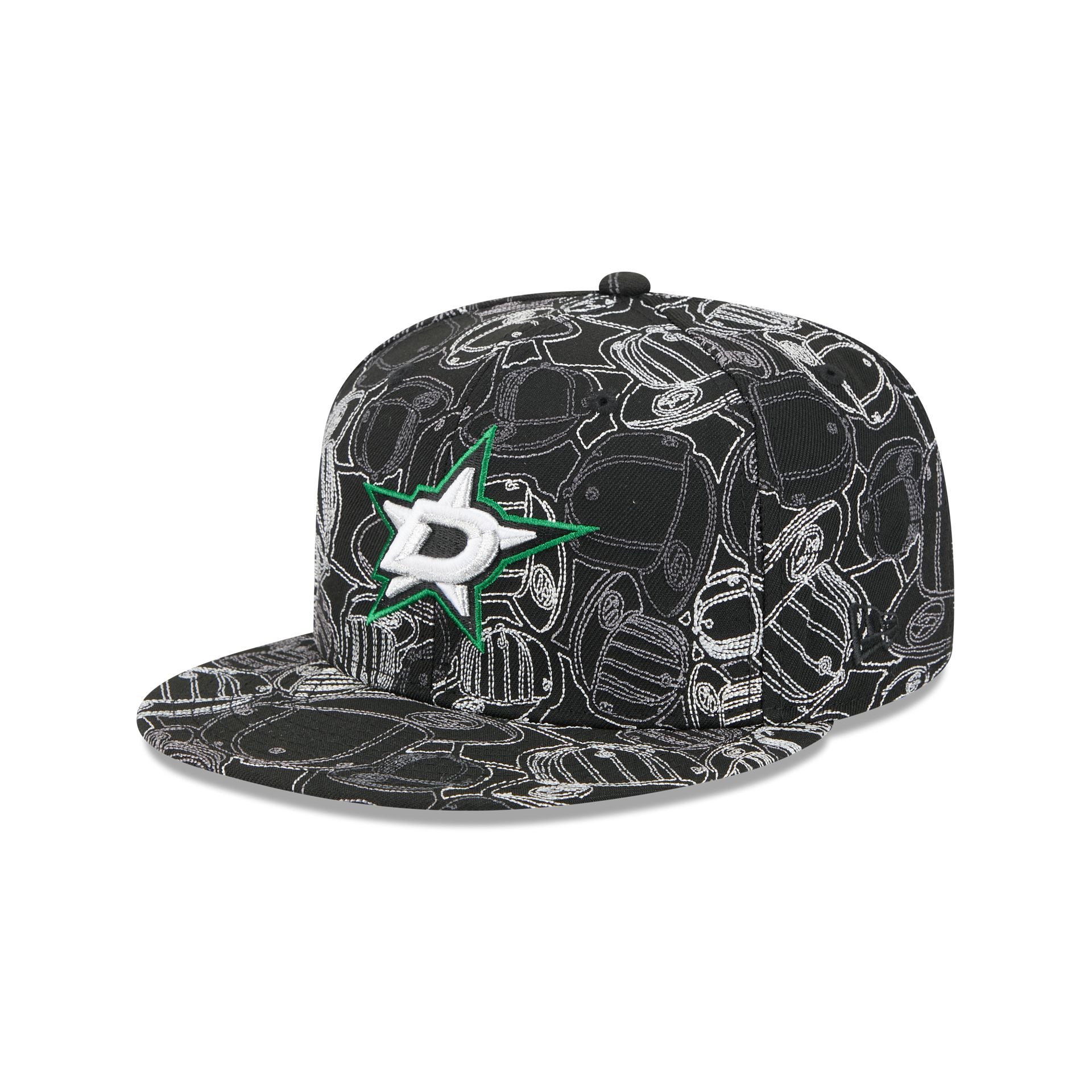 Dallas Stars Cap Scramble 59FIFTY Fitted Hat - Nextgenmallstore