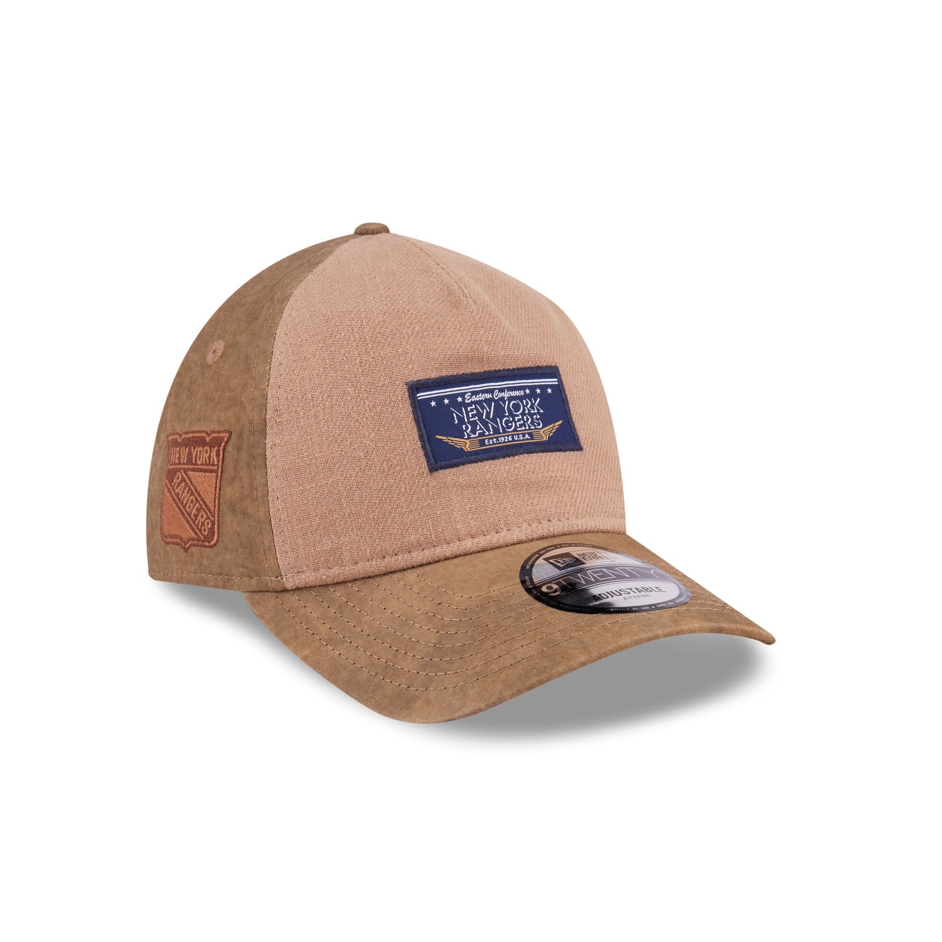 New York Rangers Utility Linen 9TWENTY A-Frame Adjustable Hat - Nextgenmallstore