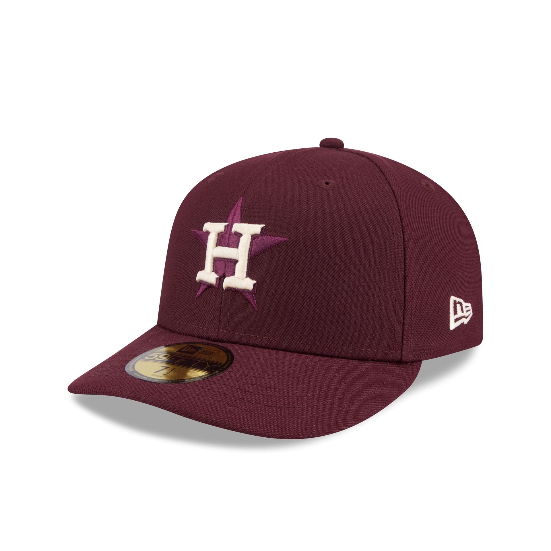 Houston Astros Maroon Pre-Curve 59FIFTY Fitted Hat - Nextgenmallstore