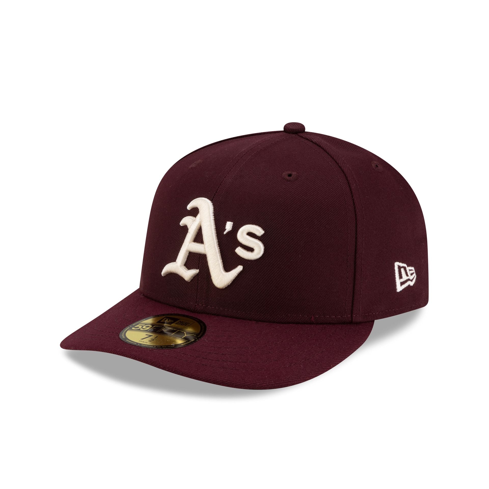 Athletics Maroon Pre-Curve 59FIFTY Fitted Hat - Nextgenmallstore