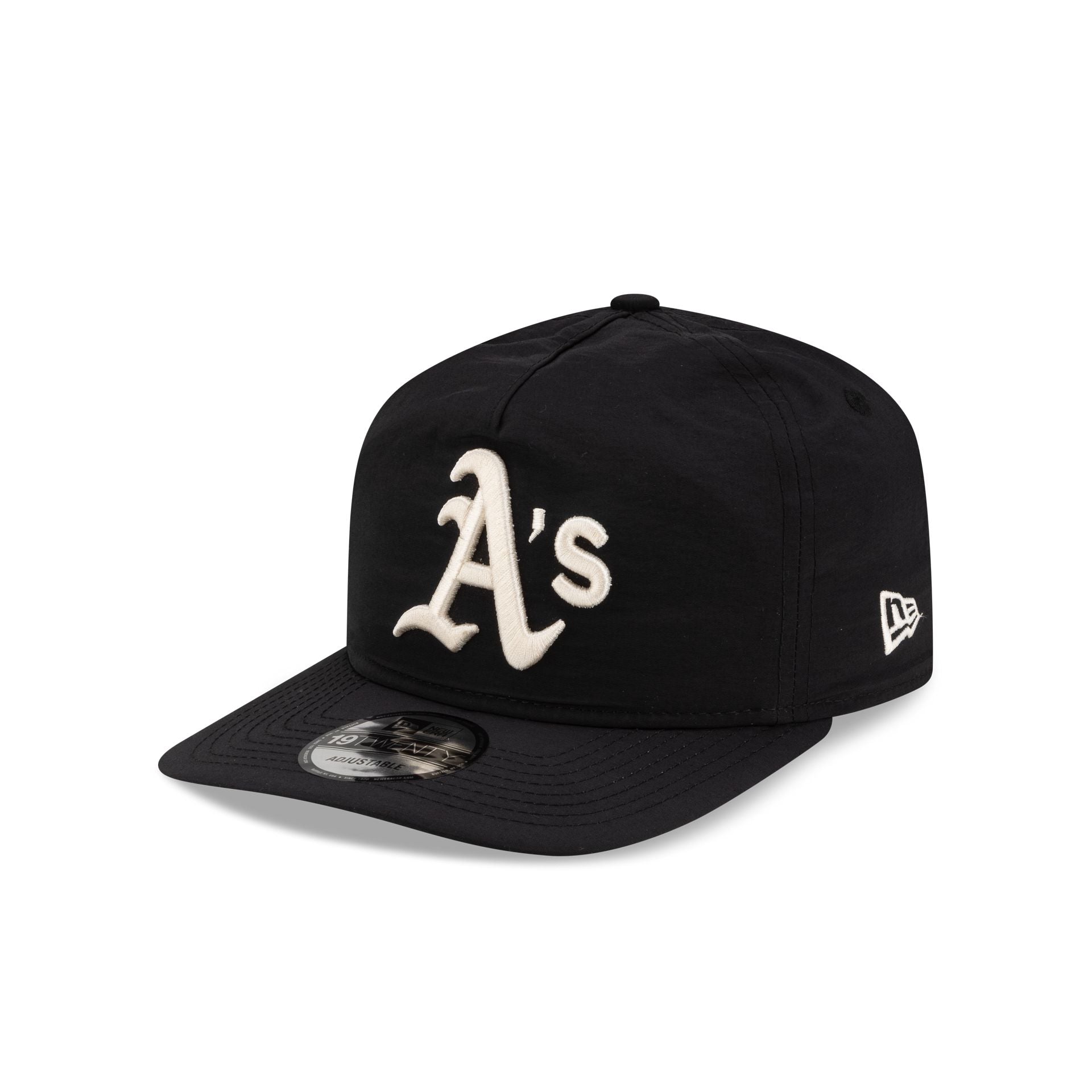 Athletics Black Nylon 19TWENTY Snapback Hat - Nextgenmallstore