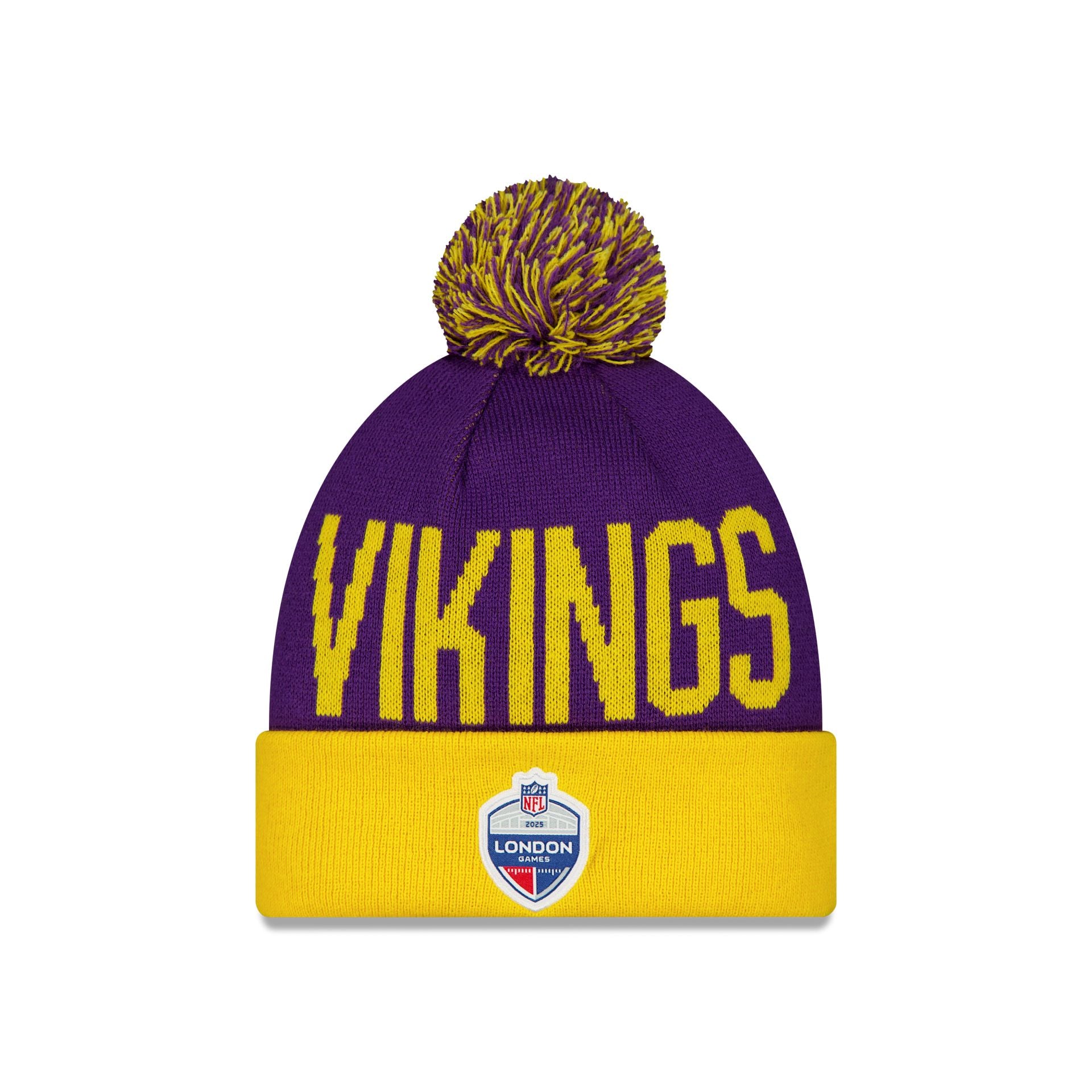 Minnesota Vikings London Game Pom Knit Hat